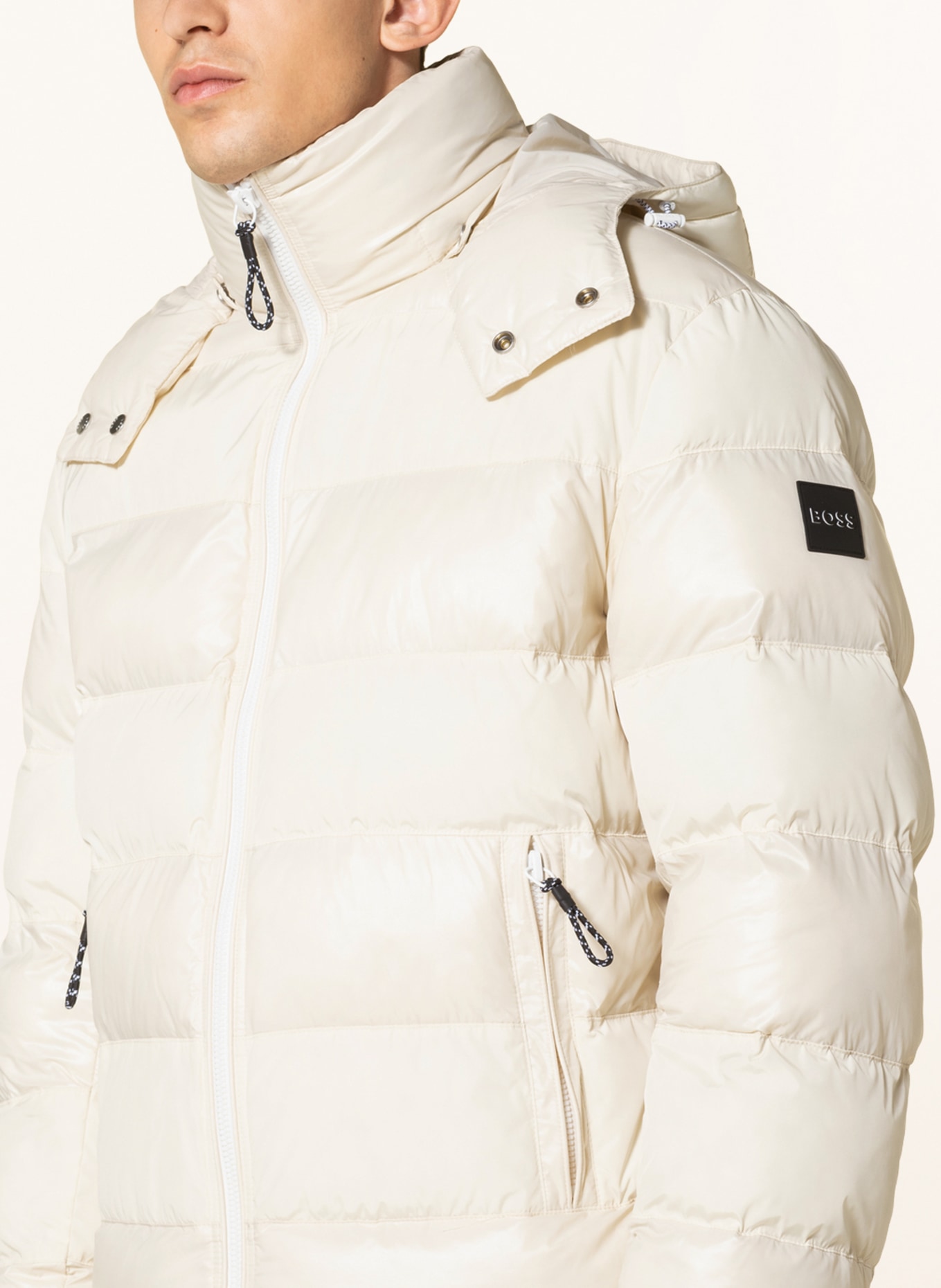 BOSS Quilted jacket CUTLERO, Color: WHITE (Image 5)