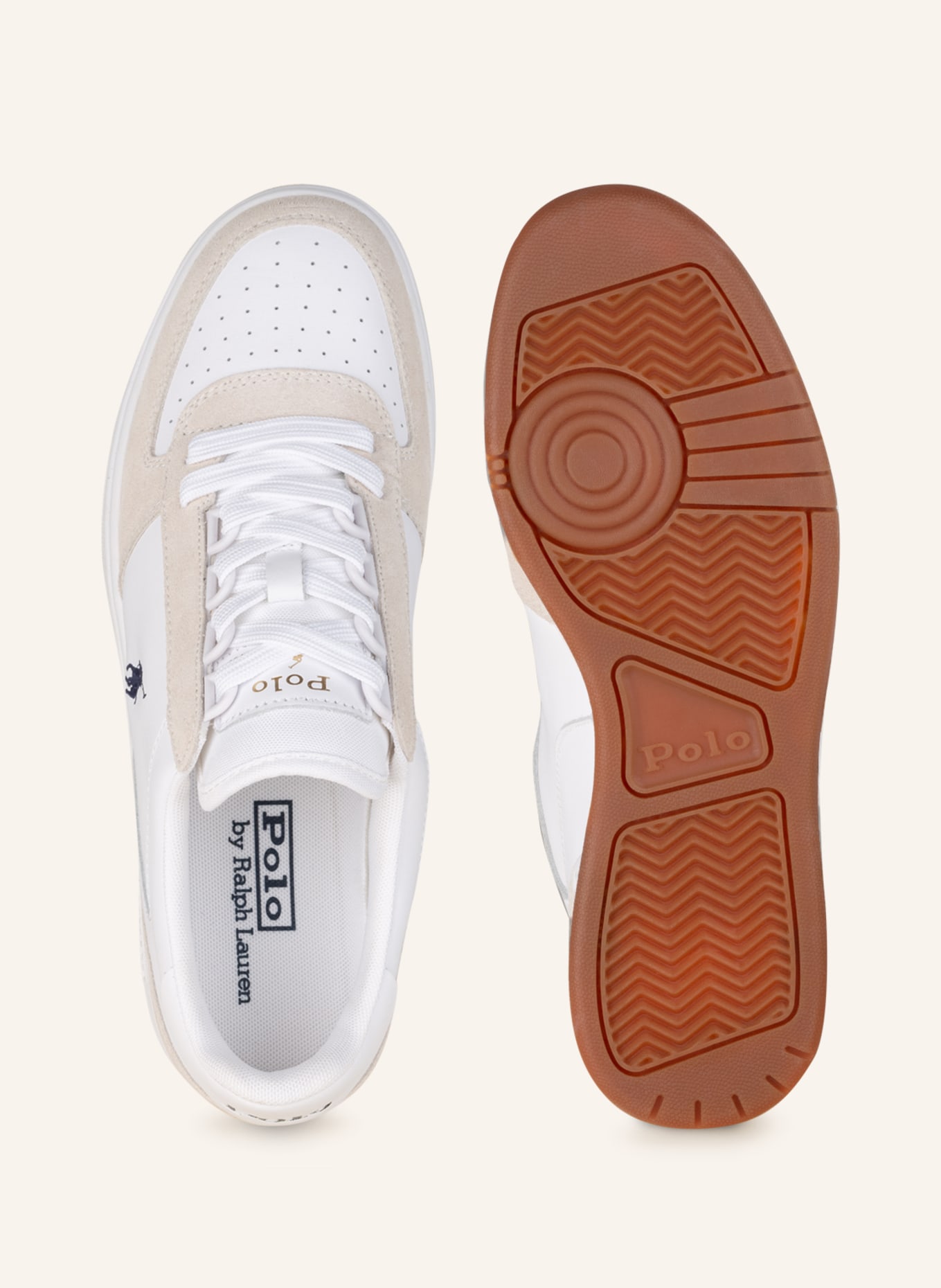 POLO RALPH LAUREN Sneakers , Color: WHITE/ CREAM (Image 5)