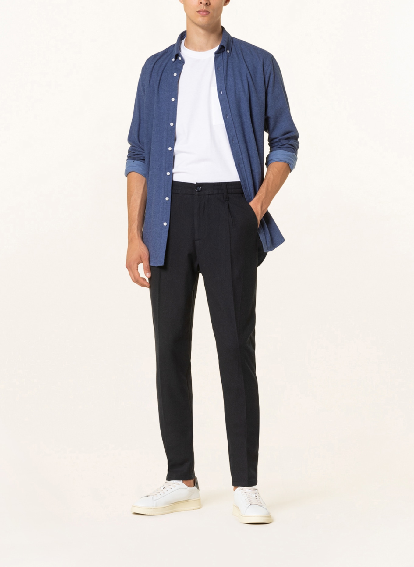 STROKESMAN'S Anzughose Slim Fit , Farbe: DUNKELBLAU (Bild 2)