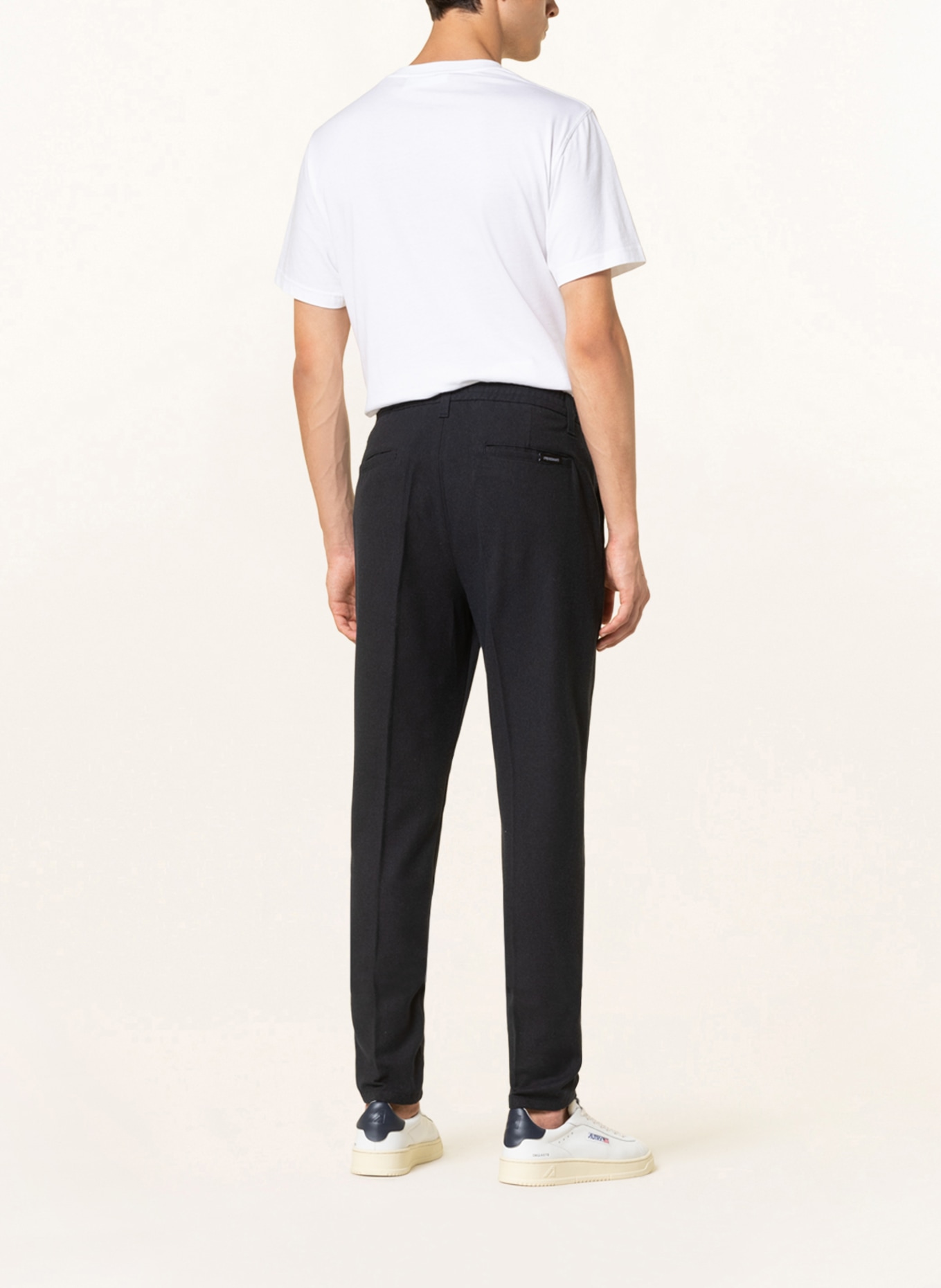 STROKESMAN'S Spodnie garniturowe slim fit , Kolor: GRANATOWY (Obrazek 3)