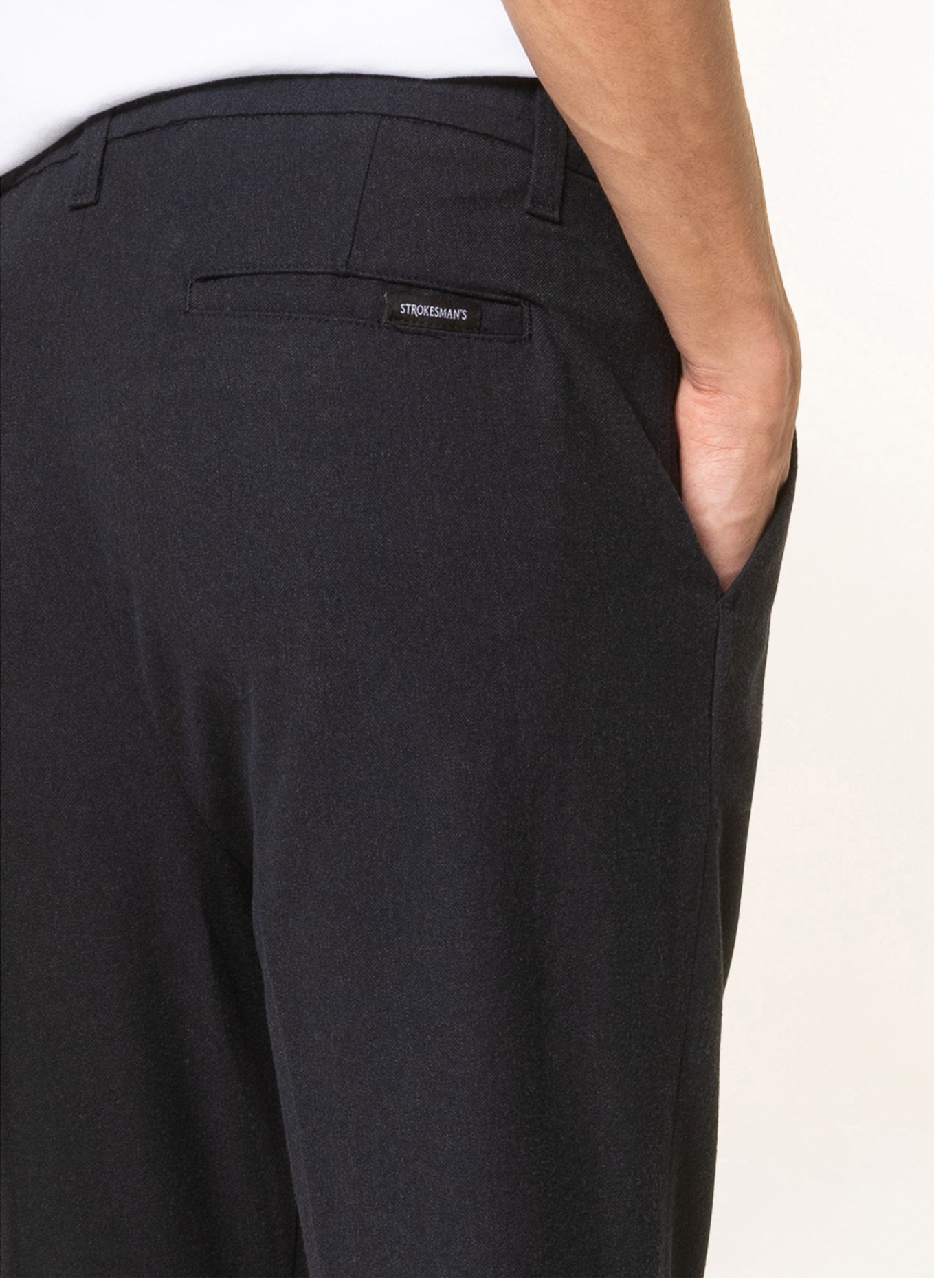 STROKESMAN'S Oblekové kalhoty Slim Fit , Barva: TMAVĚ MODRÁ (Obrázek 5)