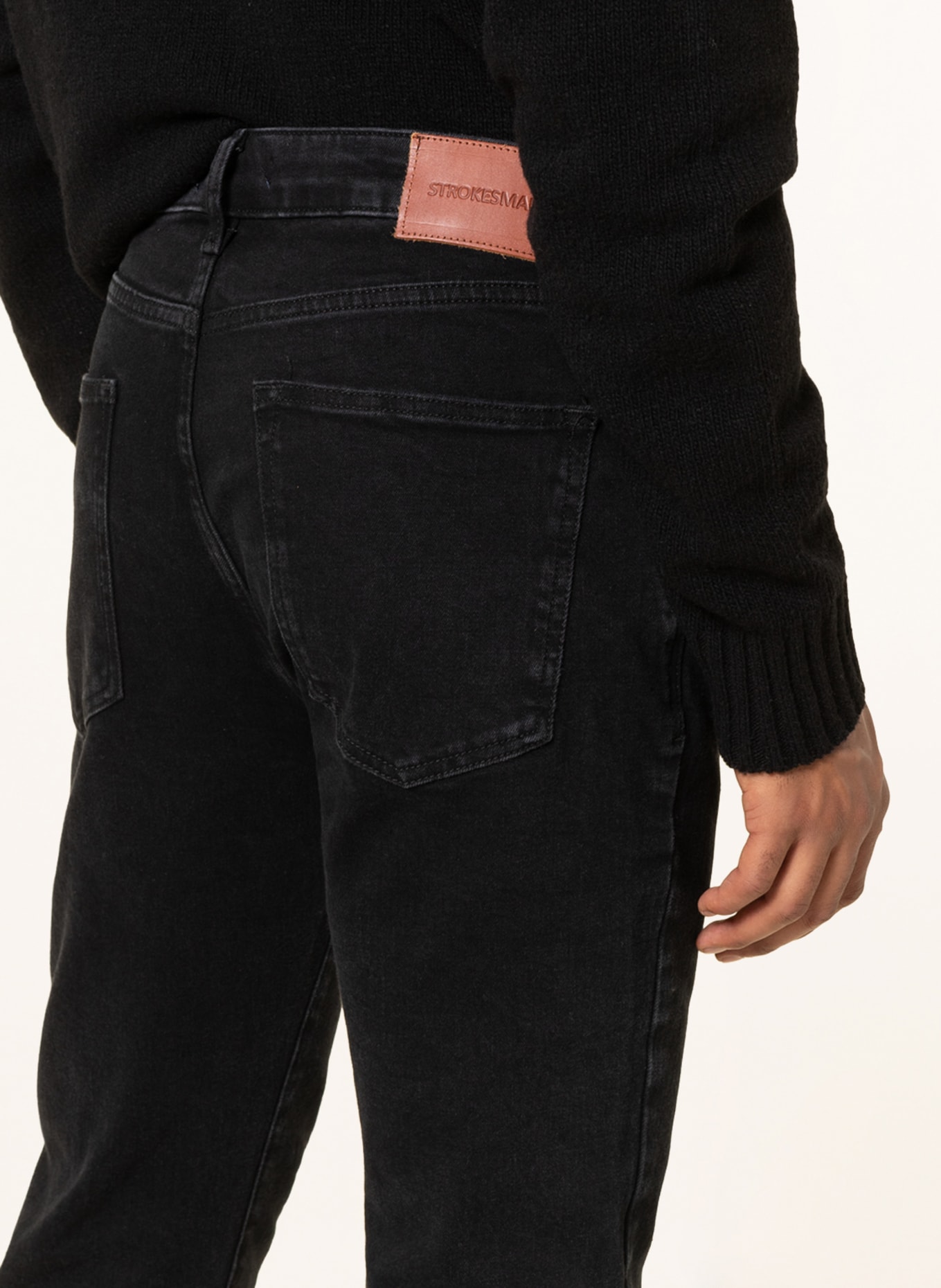 STROKESMAN'S Jeans Slim Fit: 1 SCHWARZ