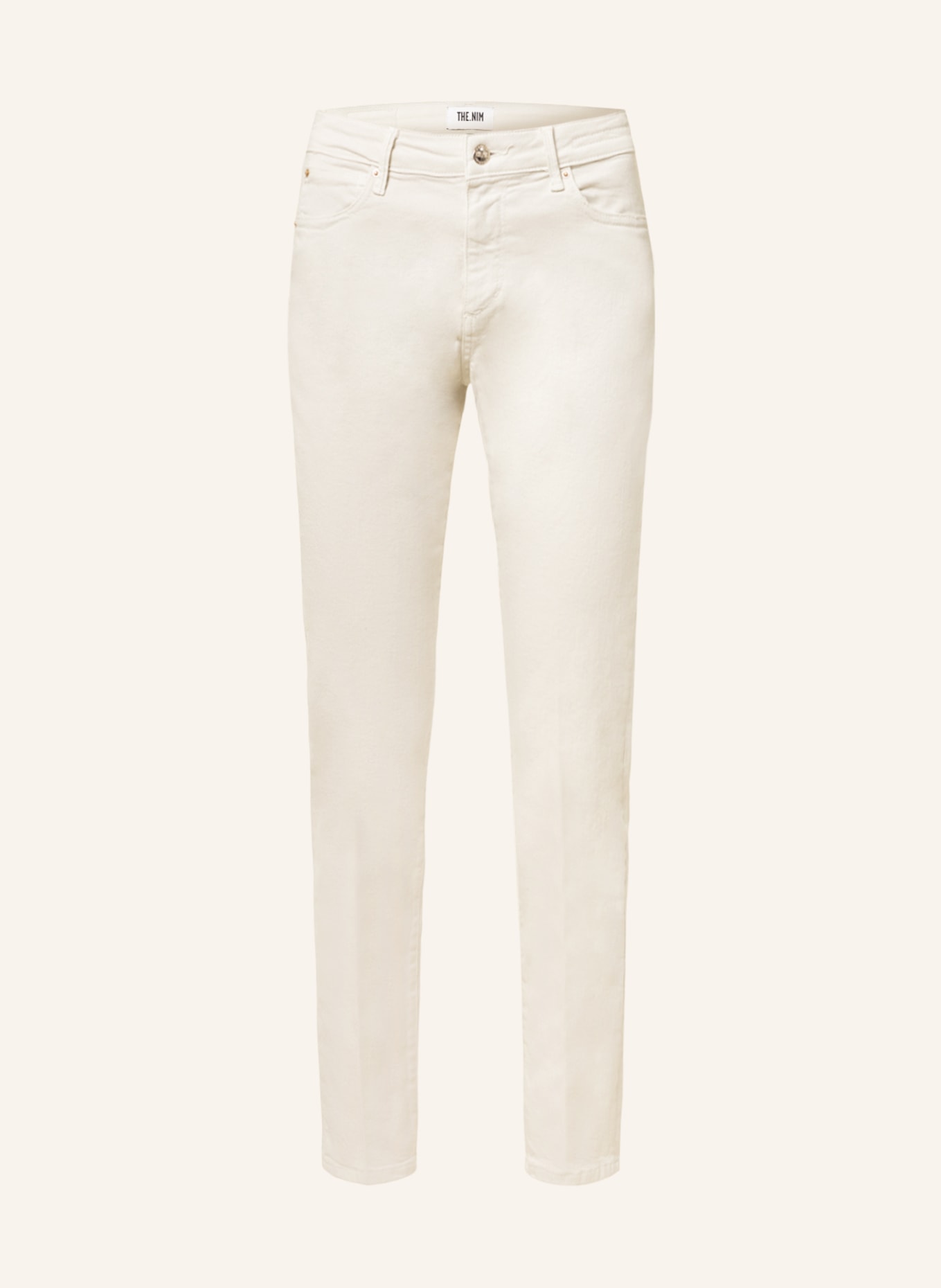 THE.NIM STANDARD Straight Jeans BONNIE, Farbe: ECRU(Bild null)
