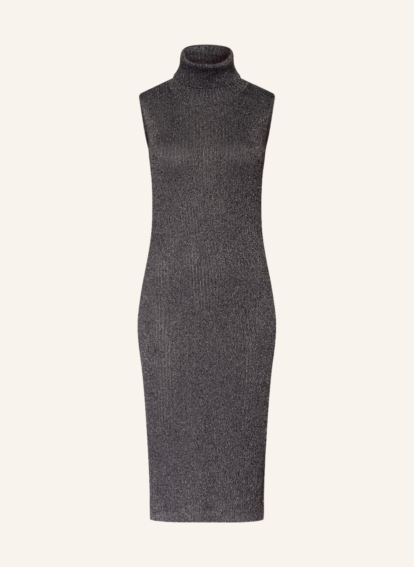 MRS & HUGS Dzianinowa sukienka z błyszczącą przędzą , Kolor: CZARNY (Obrazek 1)