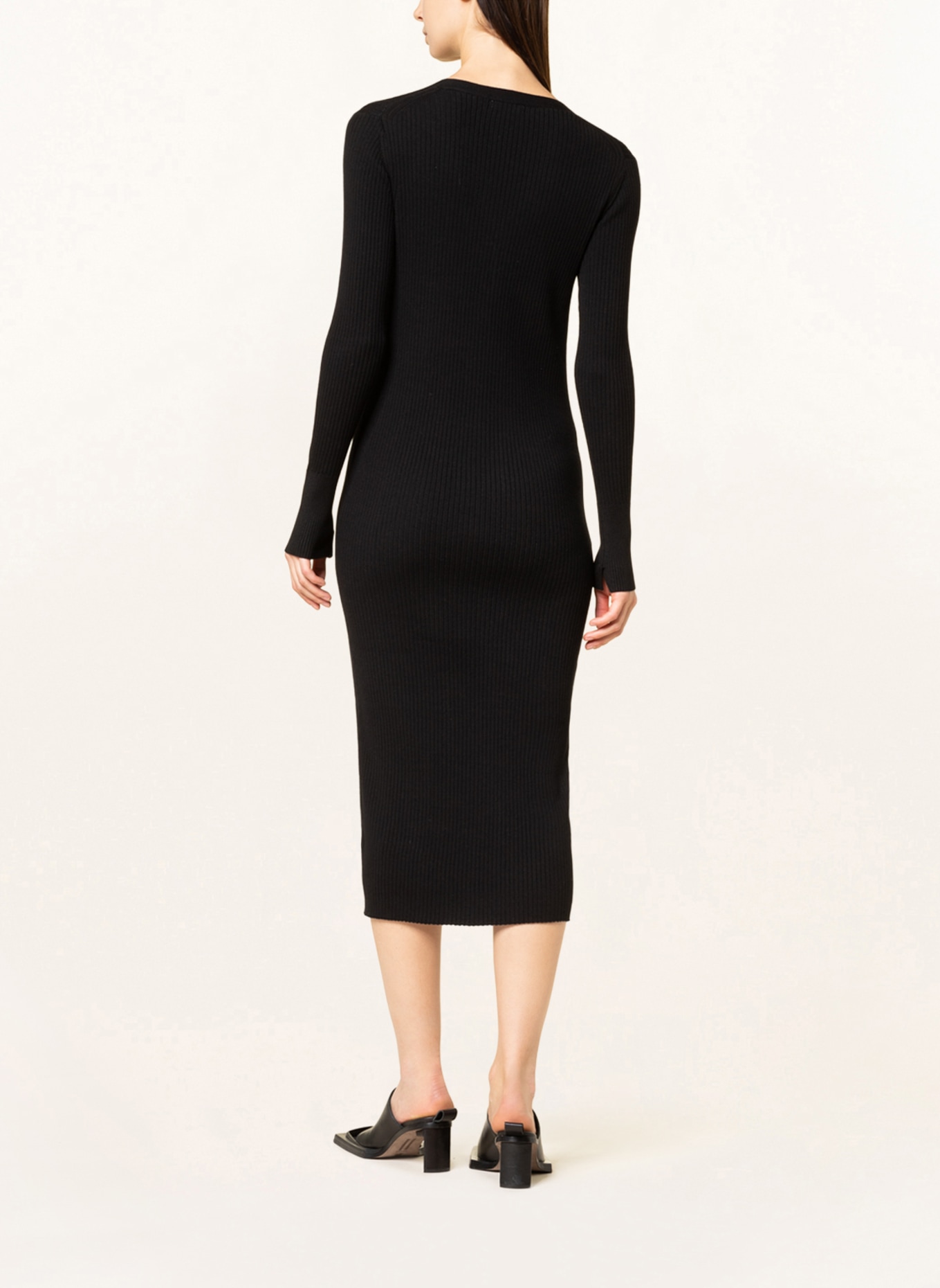 MRS & HUGS Knit dress , Color: BLACK (Image 3)