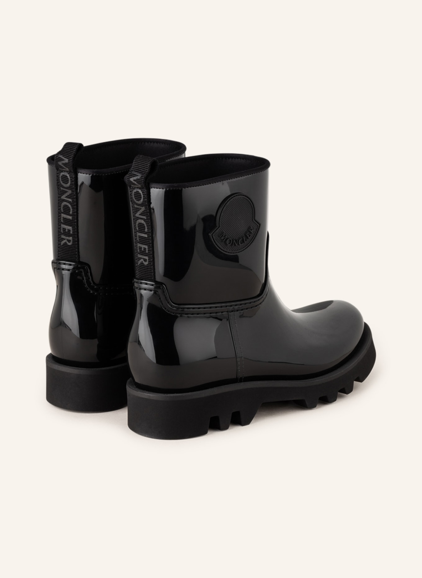 MONCLER Rubber boots GINETTE, Color: BLACK (Image 2)