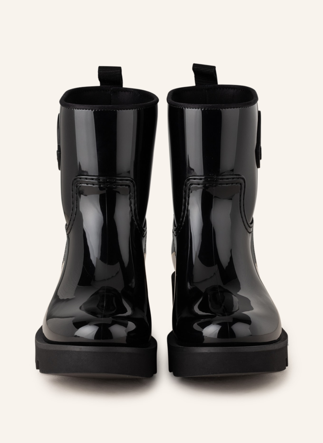 MONCLER Rubber boots GINETTE, Color: BLACK (Image 3)