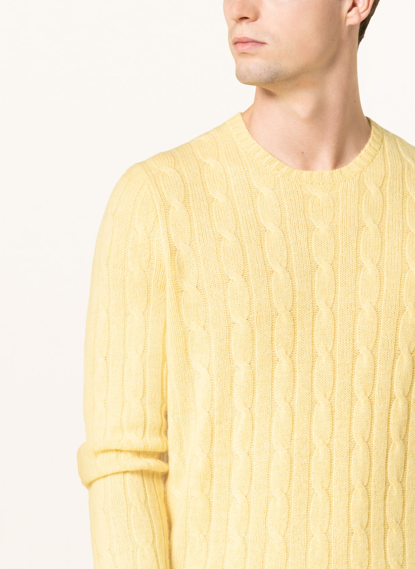 POLO RALPH LAUREN Cashmere sweater , Color: YELLOW (Image 4)