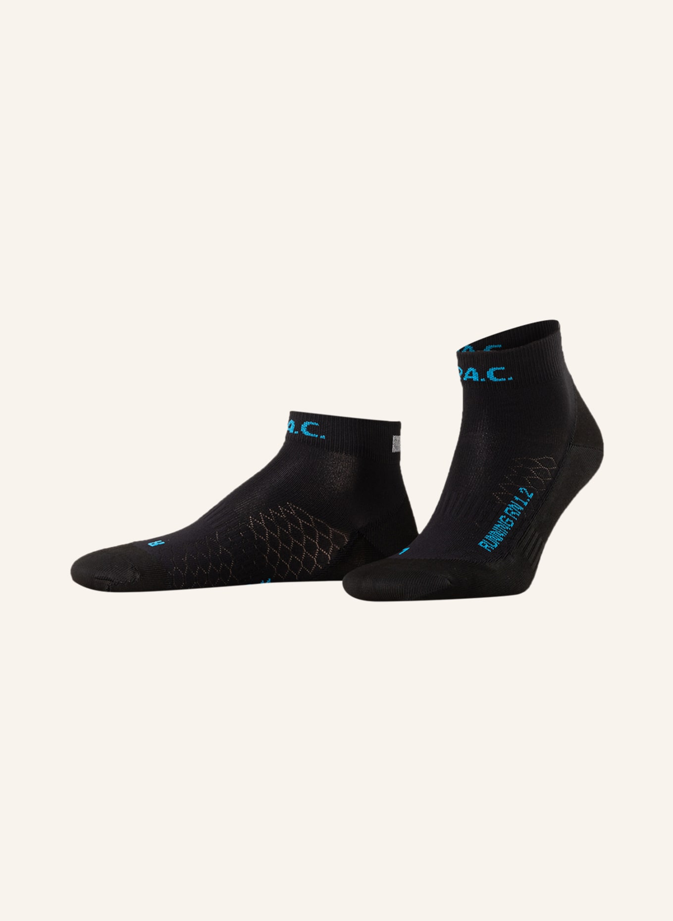 P.A.C. Running socks PAC SP 1.2, Color: 200 BLACK (Image 1)
