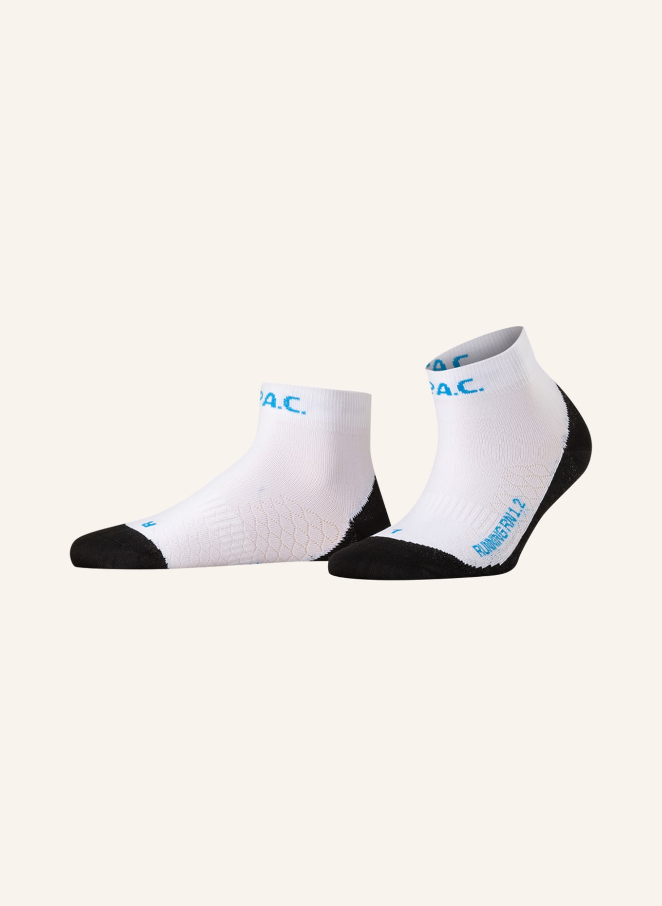 P.A.C. Běžecké ponožky REFLECTIVE ULTRALIGHT SPEED, Barva: 100 WHITE (Obrázek 1)