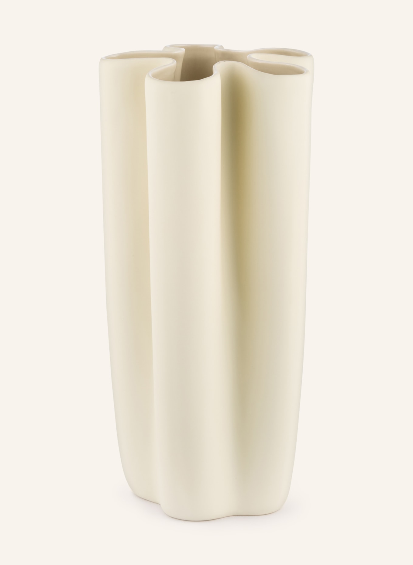 COOEE Design Váza TULIPA, Barva: KRÉMOVÁ (Obrázek 1)