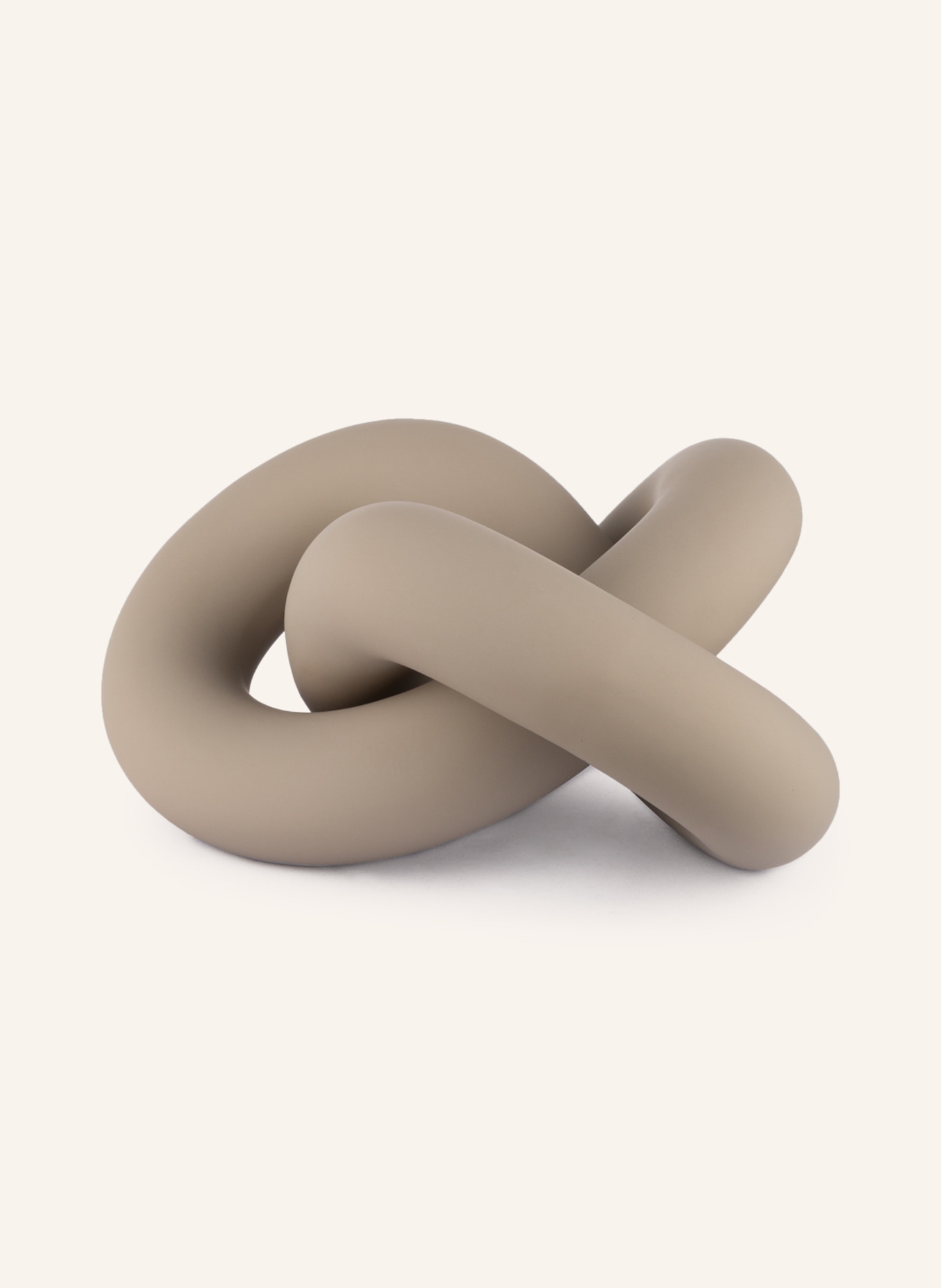 COOEE Design Dekofigur KNOT TABLE LARGE: HELLGRAU