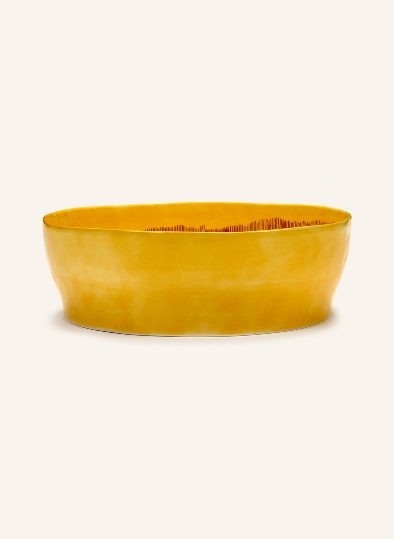 SERAX Bowl FEAST, Color: YELLOW/ RED (Image 2)