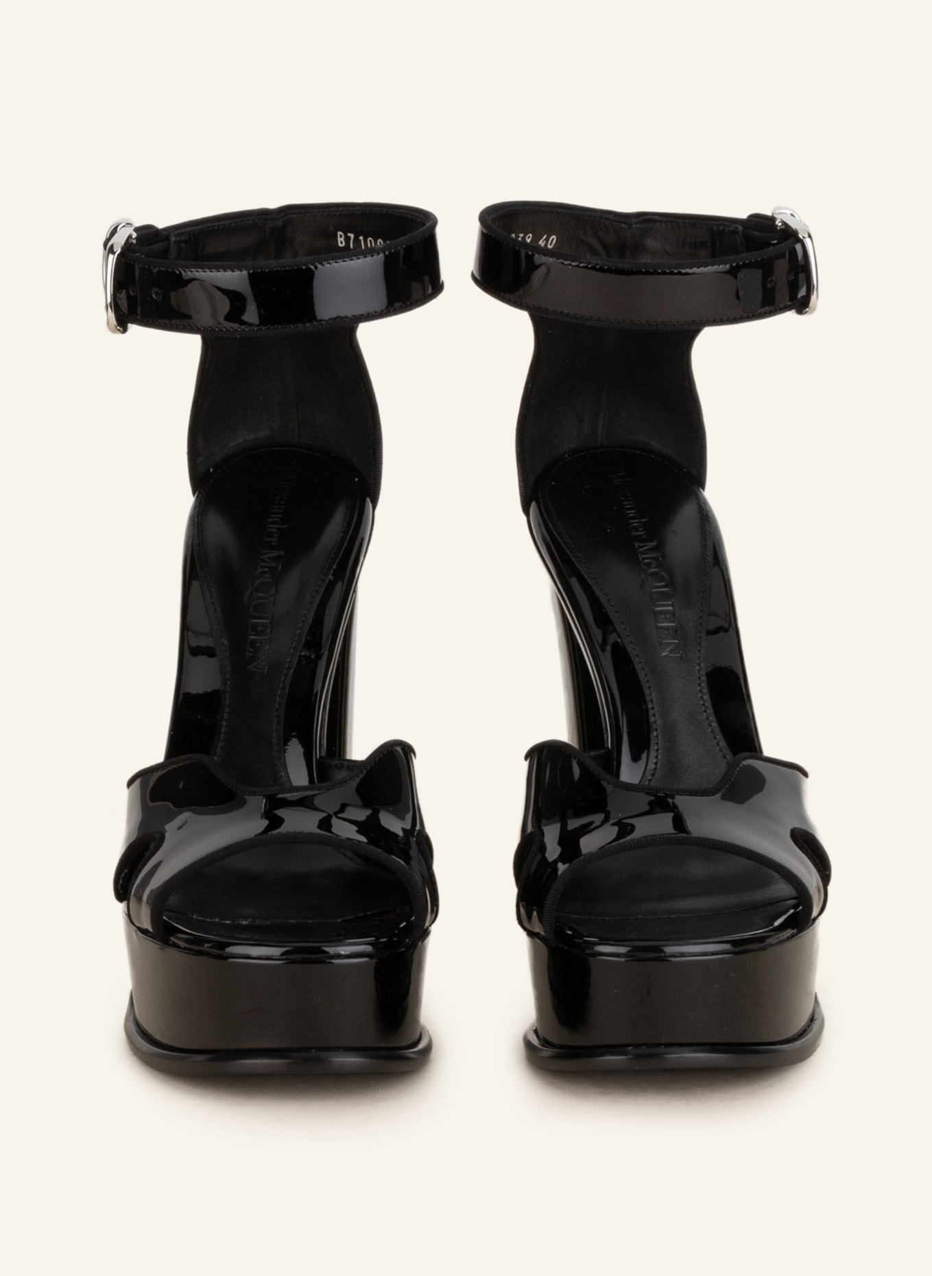 Alexander McQUEEN Platform sandals, Color: BLACK (Image 3)