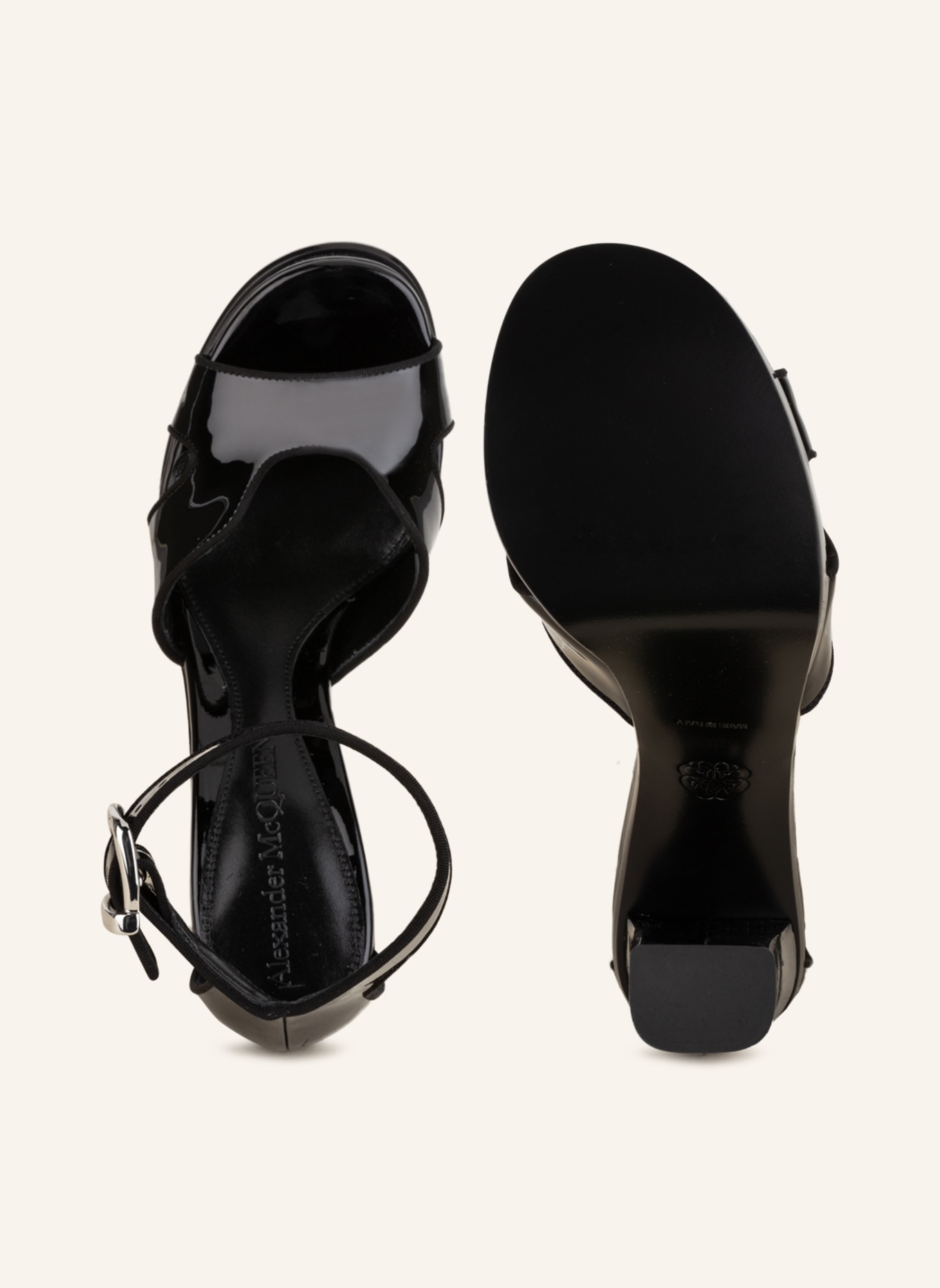 Alexander McQUEEN Platform sandals, Color: BLACK (Image 5)