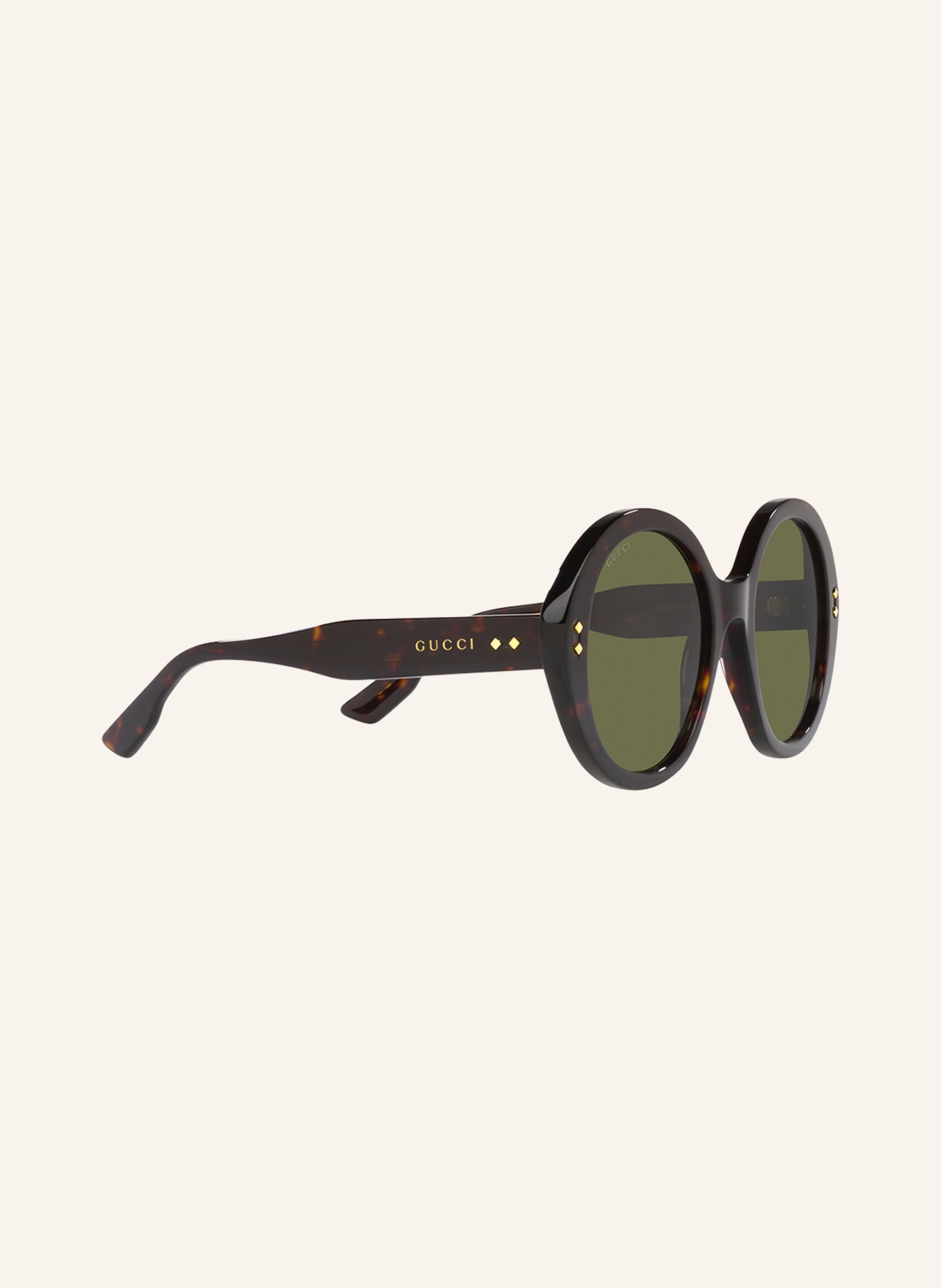 GUCCI Sonnenbrille 0GC001810: 1800D1 - HAVANA/ DUNKELGRAU