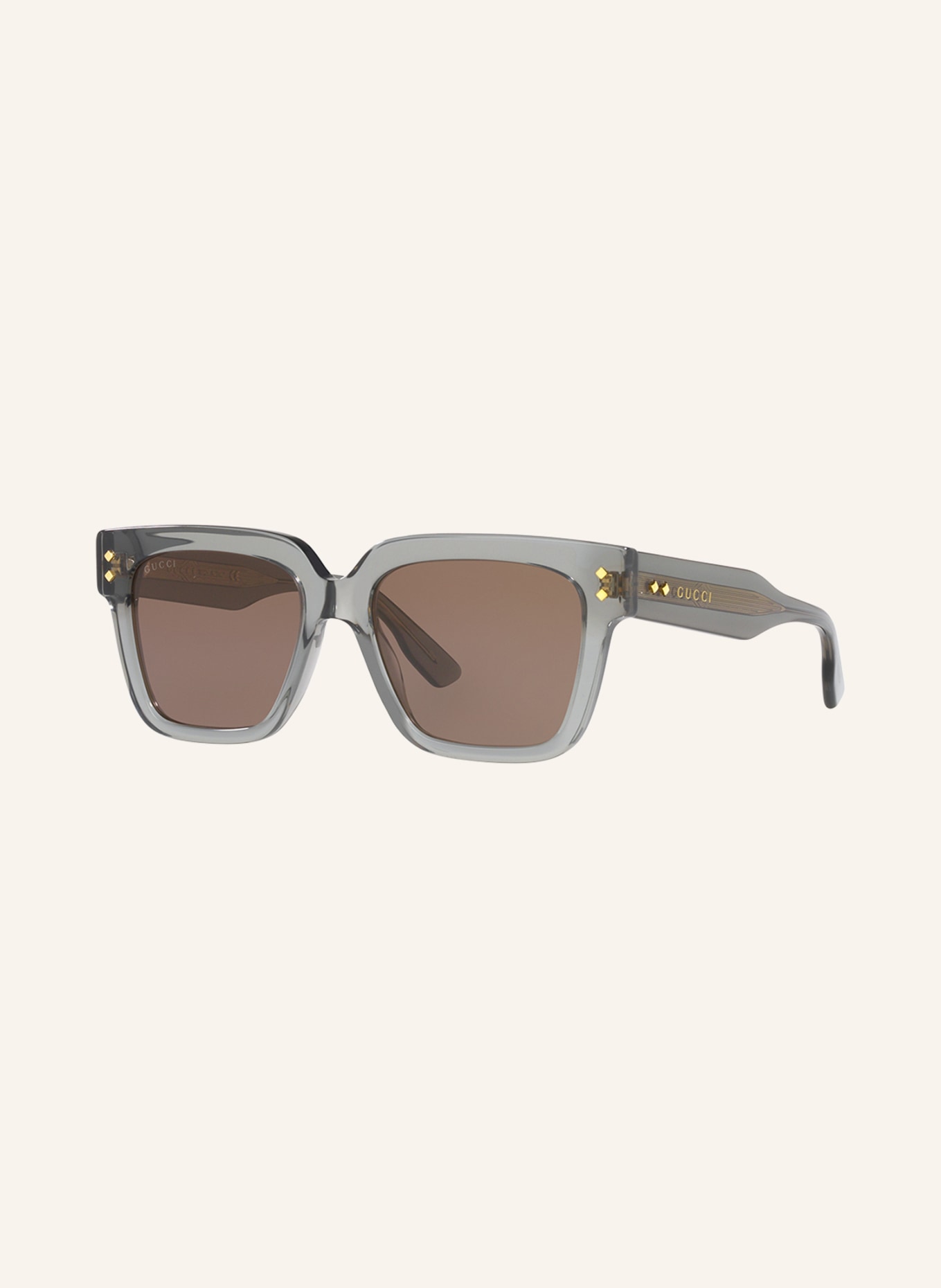 GUCCI Sunglasses GC001829, Color: 2600L1 - GRAY/BROWN (Image 1)