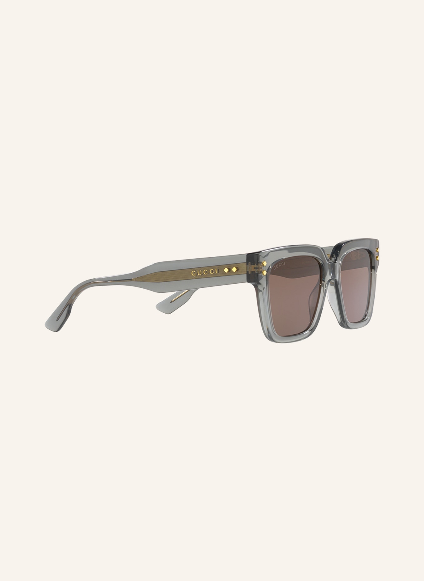 GUCCI Sunglasses GC001829, Color: 2600L1 - GRAY/BROWN (Image 3)