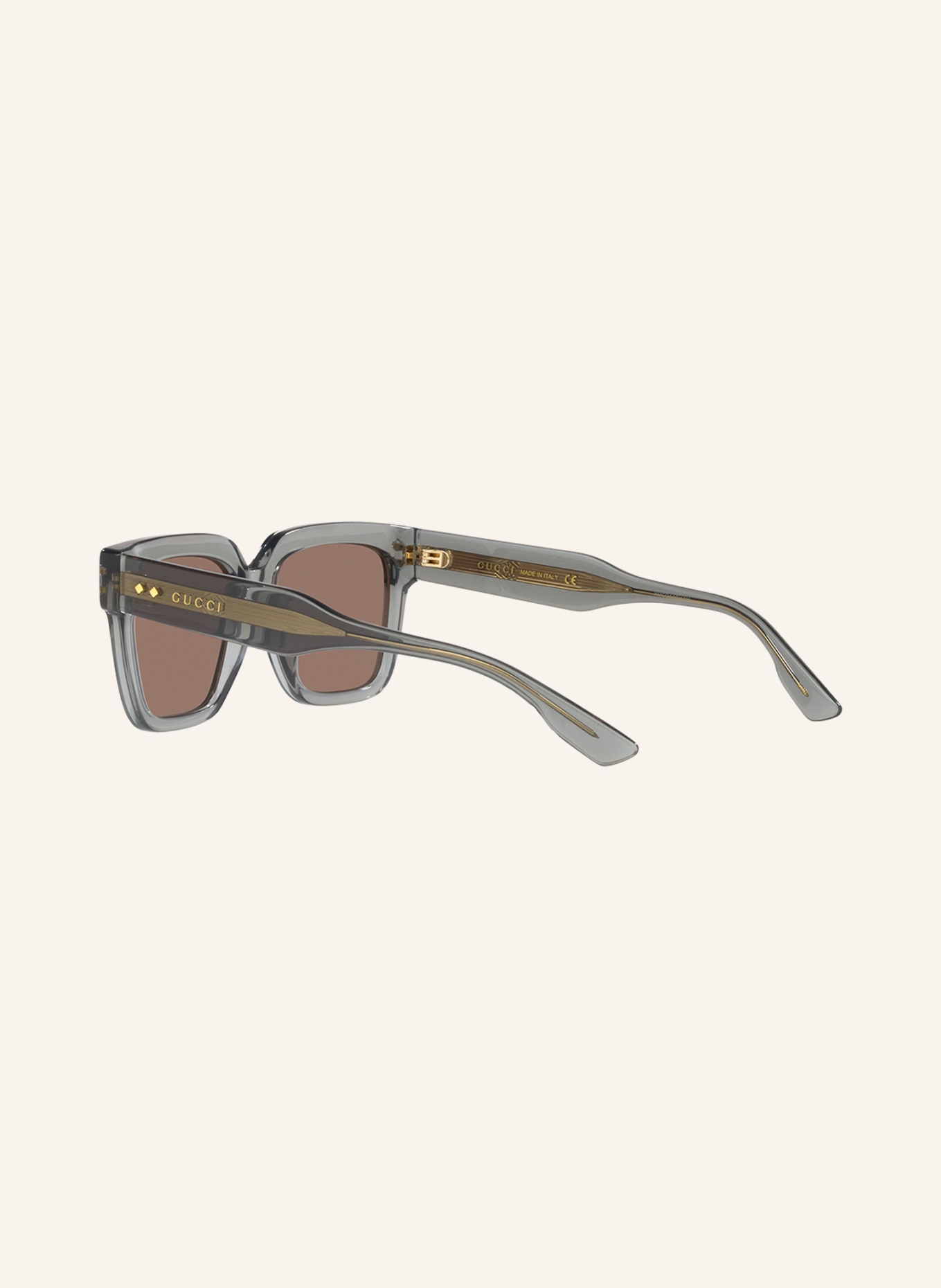 GUCCI Sunglasses GC001829, Color: 2600L1 - GRAY/BROWN (Image 4)