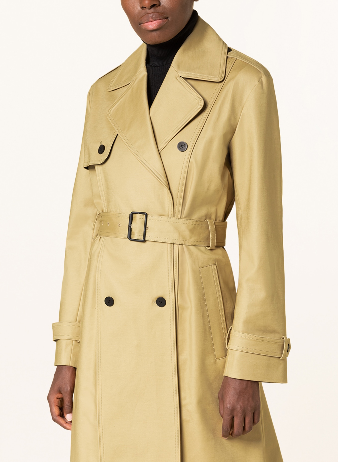 HUGO Trench coat MESENDI, Color: BEIGE (Image 4)