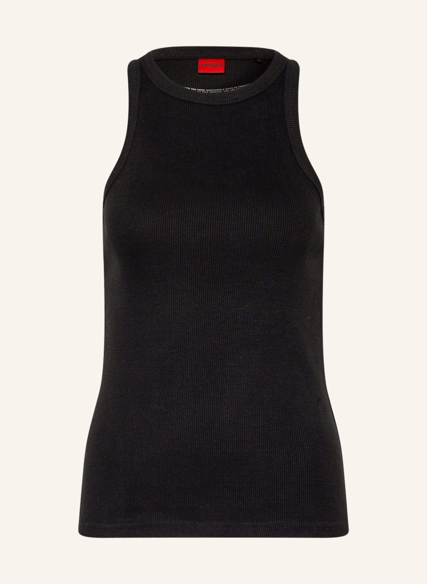 HUGO Tank top CLASSIC, Color: BLACK (Image 1)
