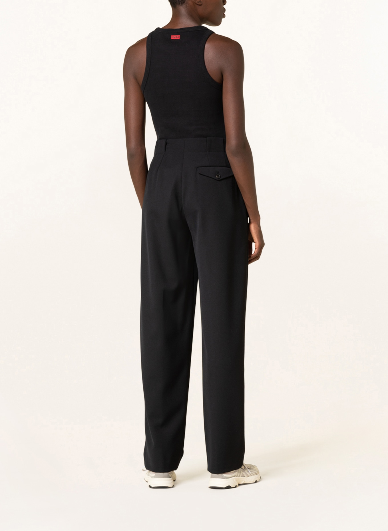 HUGO Tank top CLASSIC, Color: BLACK (Image 3)
