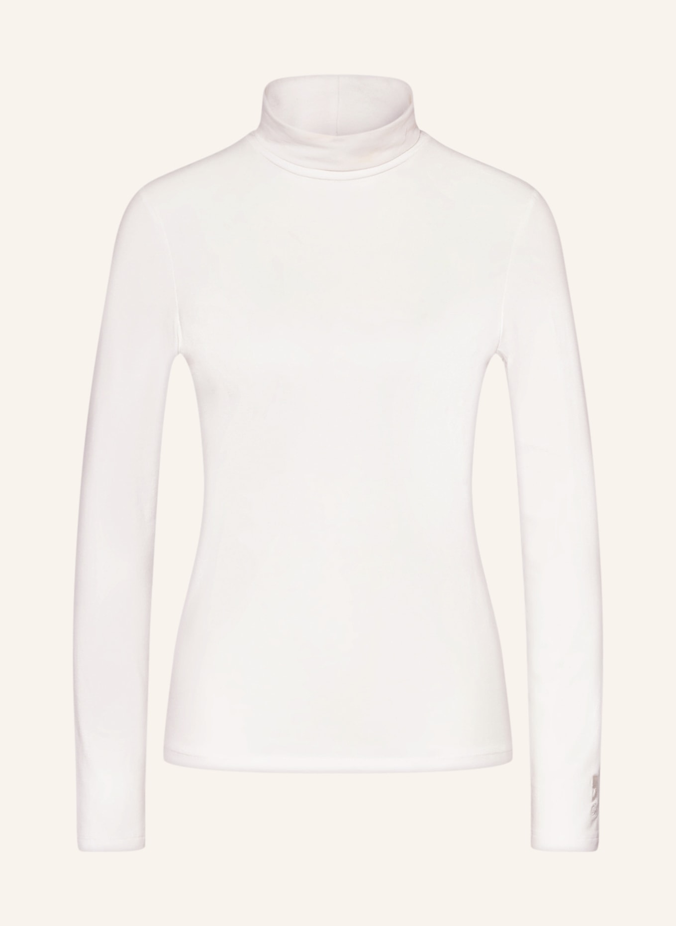 comma casual identity Turtleneck shirt , Color: WHITE (Image 1)