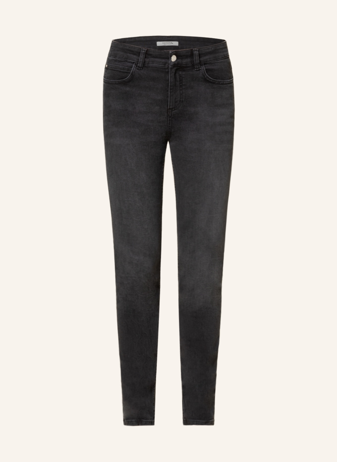 comma casual identity Skinny Jeans, Farbe: 98Z5 GREY/BLACK (Bild 1)