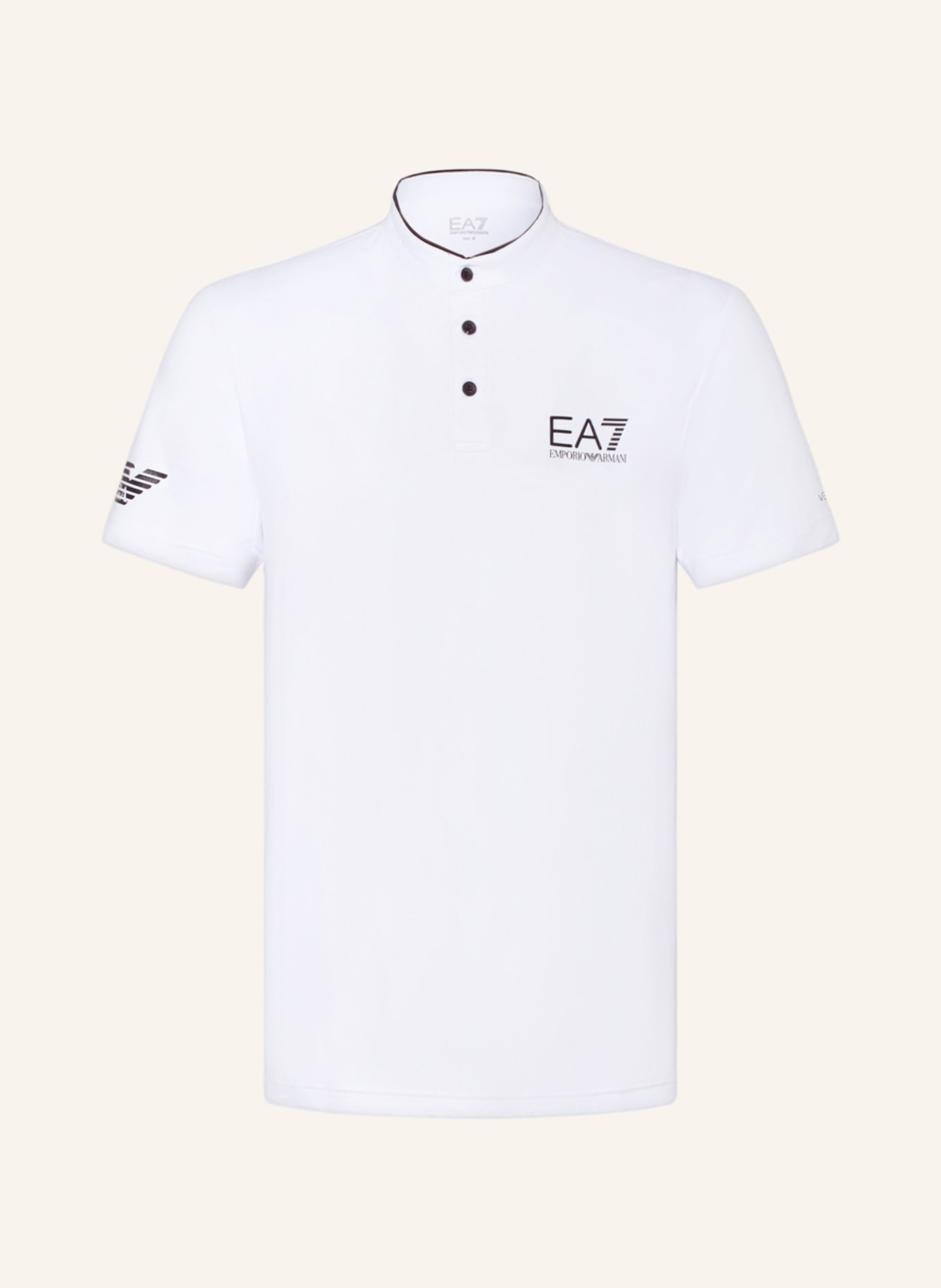 EA7 EMPORIO ARMANI Funktions-Poloshirt PJEMZ, Farbe: WEISS (Bild 1)