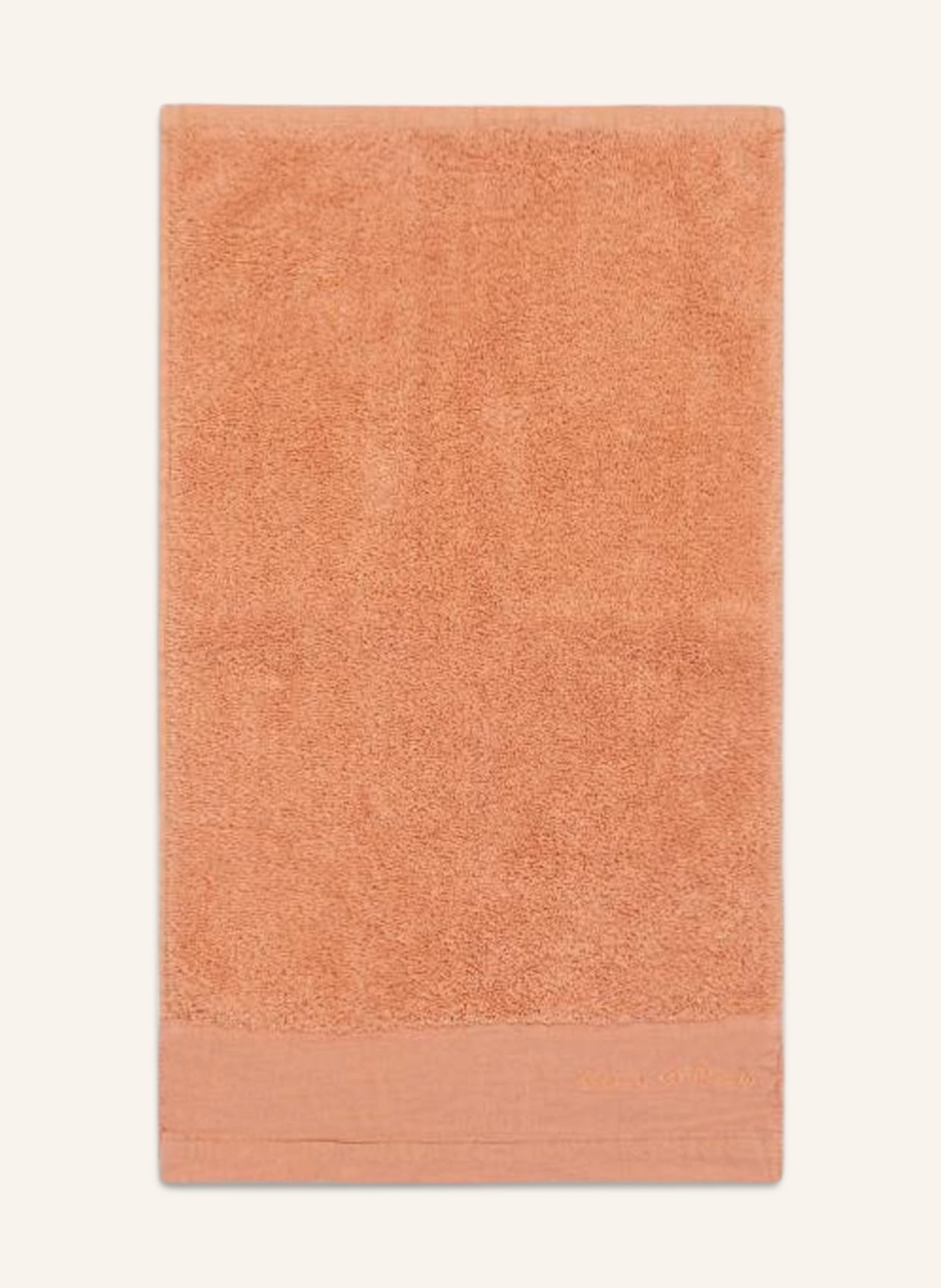 Marc O'Polo Guest towel LINAN, Color: DARK ORANGE (Image 1)