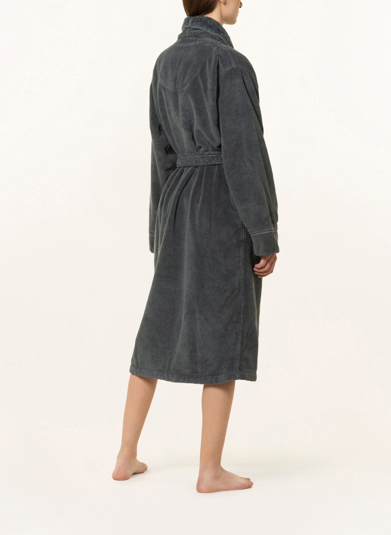 Graccioza Unisex bathrobe, Color: GRAY (Image 3)