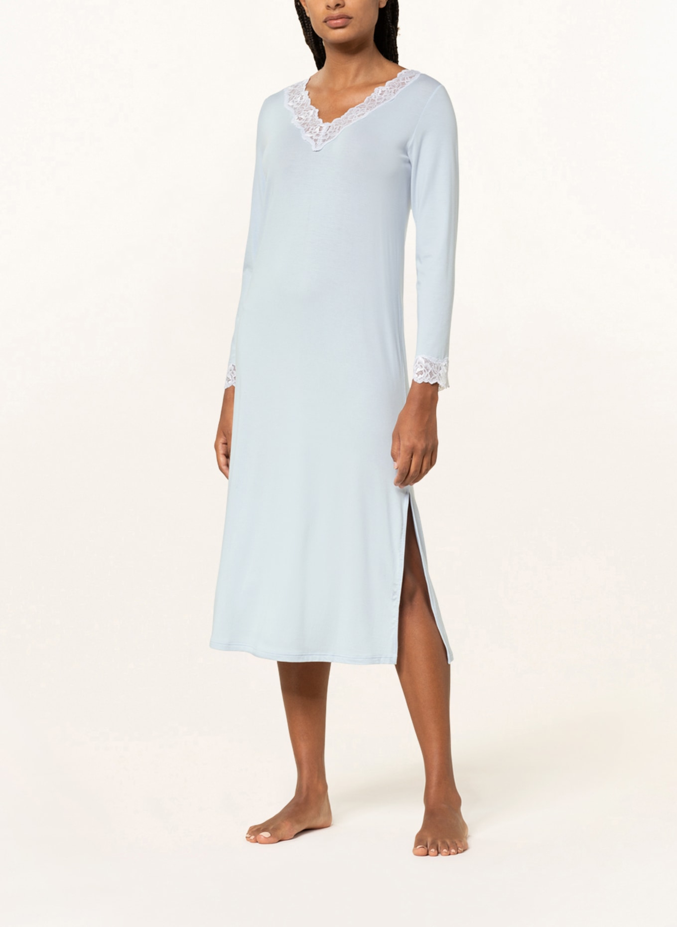 CALIDA Nightgown ELEGANT DREAMS, Color: LIGHT BLUE (Image 2)