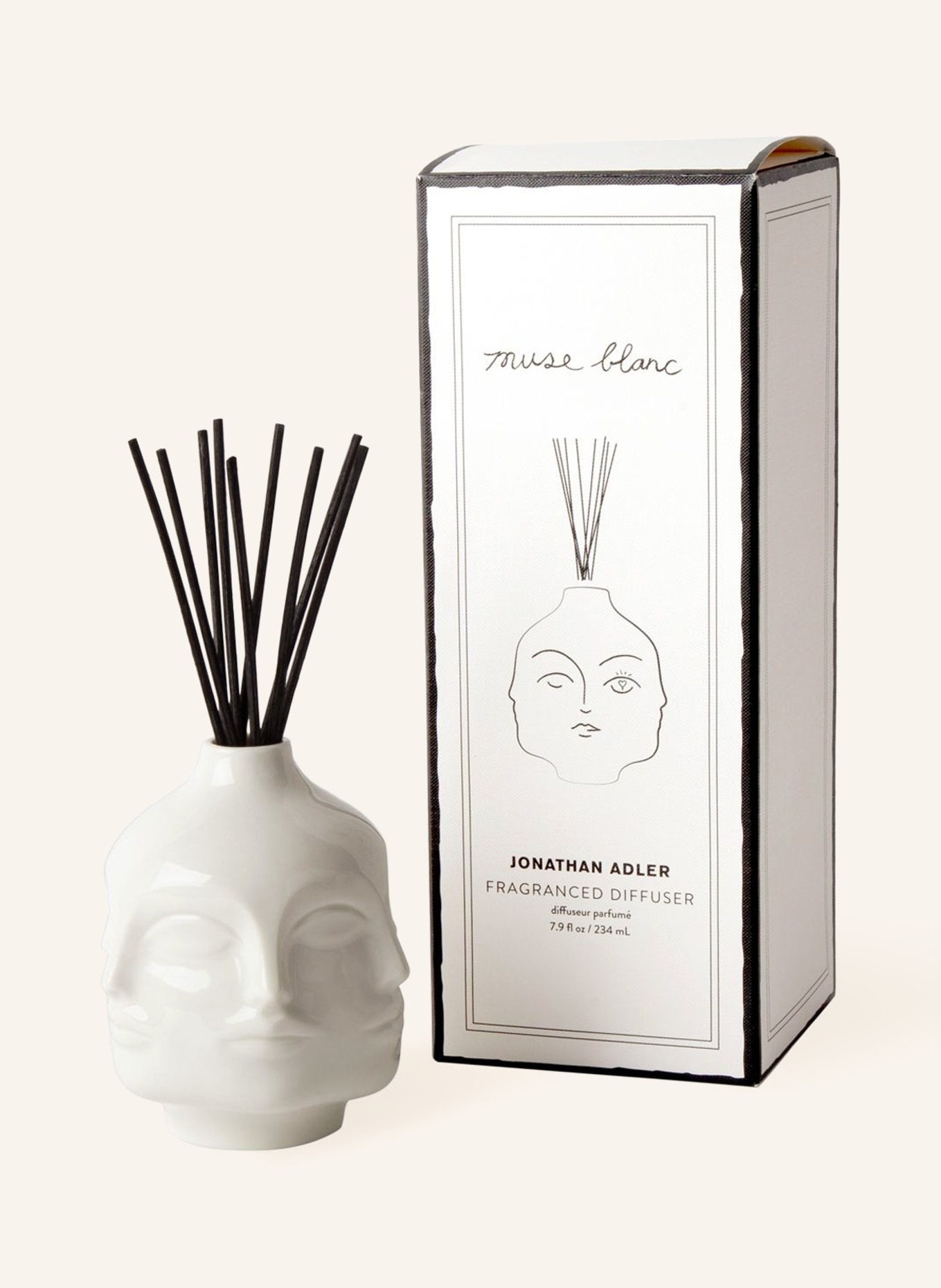 JONATHAN ADLER Room fragrance set MUSE BLANC, Color: CREAM (Image 2)