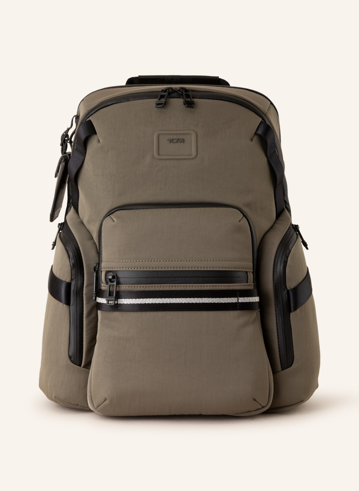 TUMI ALPHA BRAVO backpack NAVIGATION with laptop compartment, Color: KHAKI (Image 1)