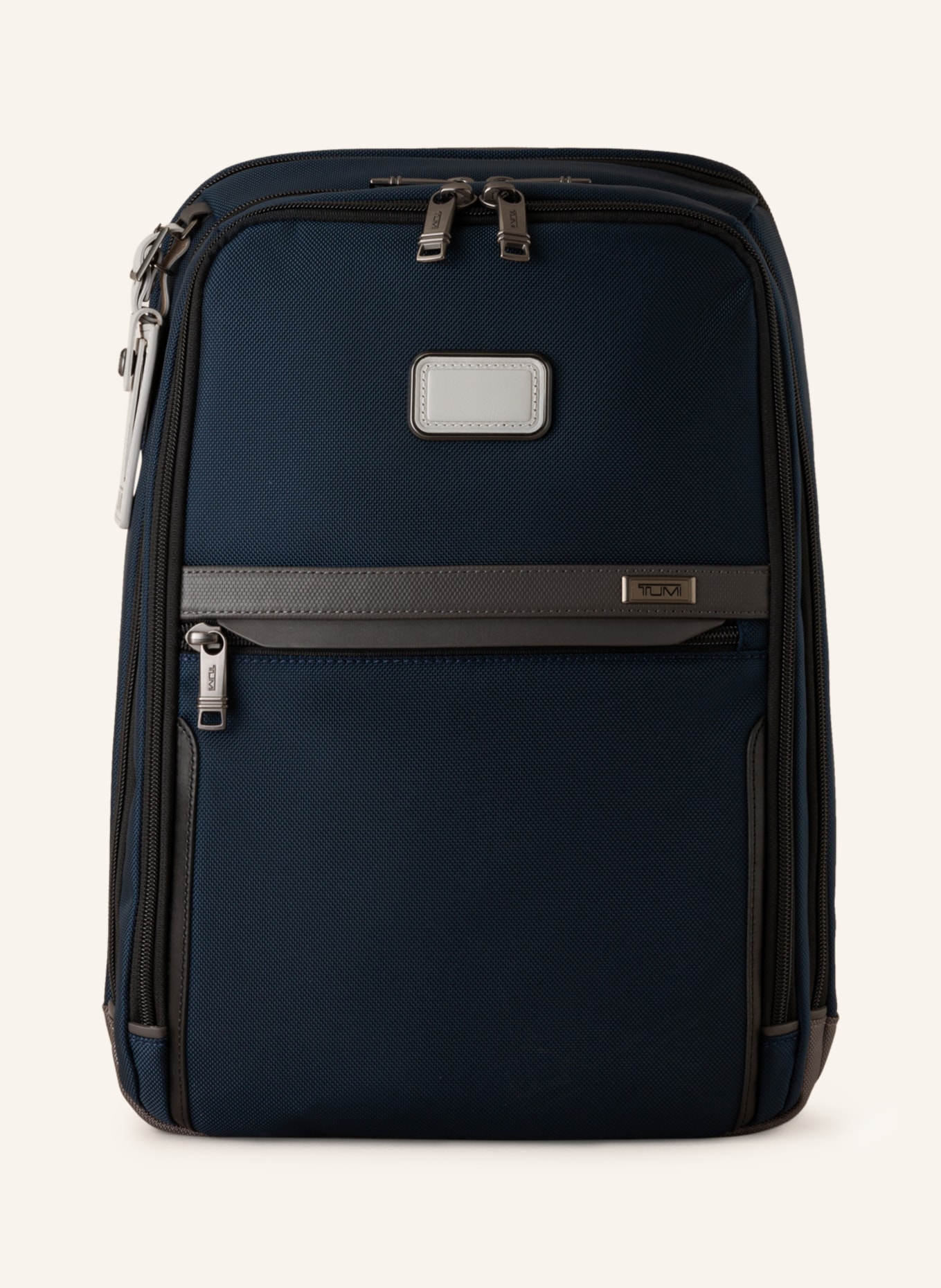 TUMI ALPHA 3 backpack SLIM with laptop compartment, Color: DARK BLUE/ GRAY (Image 1)