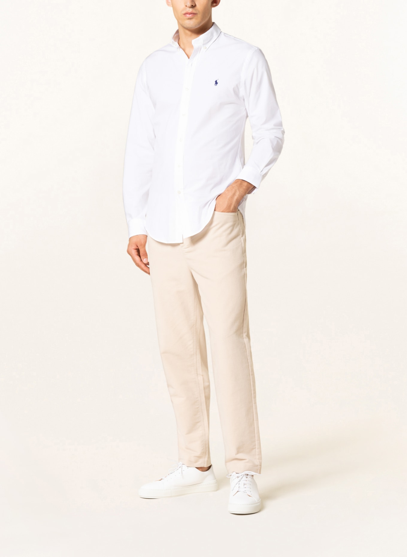 POLO RALPH LAUREN Shirt slim fit , Color: WHITE (Image 2)