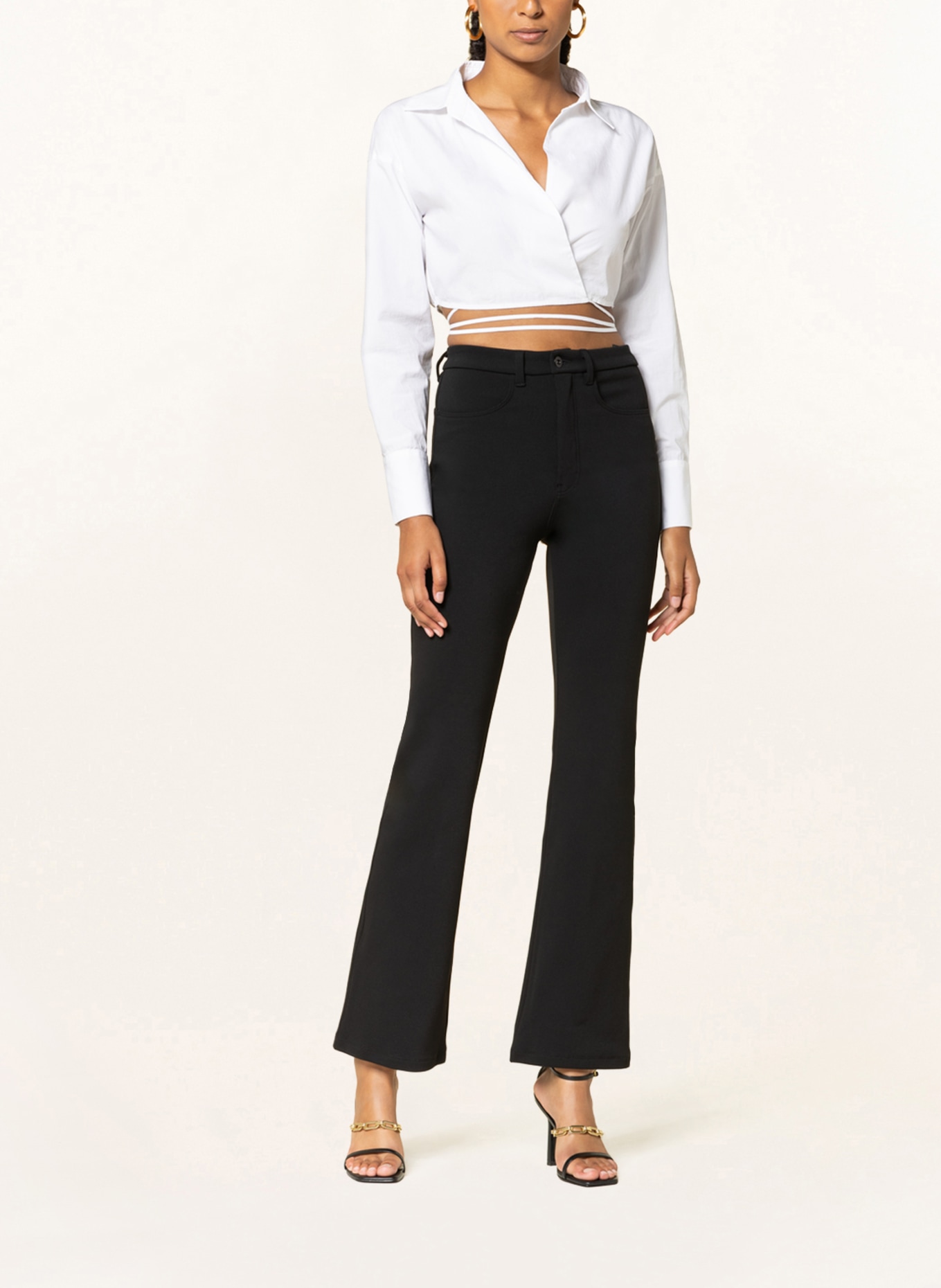VANILIA Bootcut trousers , Color: BLACK (Image 2)