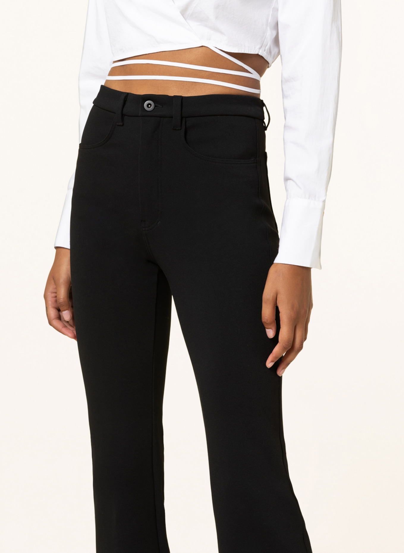 VANILIA Bootcut trousers , Color: BLACK (Image 5)