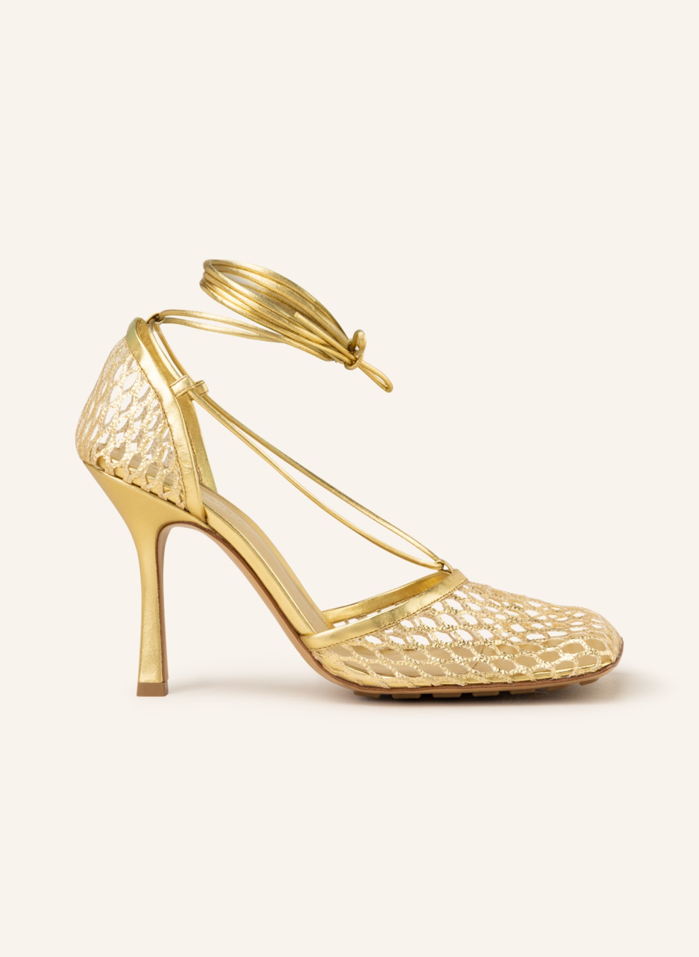 BOTTEGA VENETA Sandaletten STRETCH, Farbe: GOLD (Bild 1)