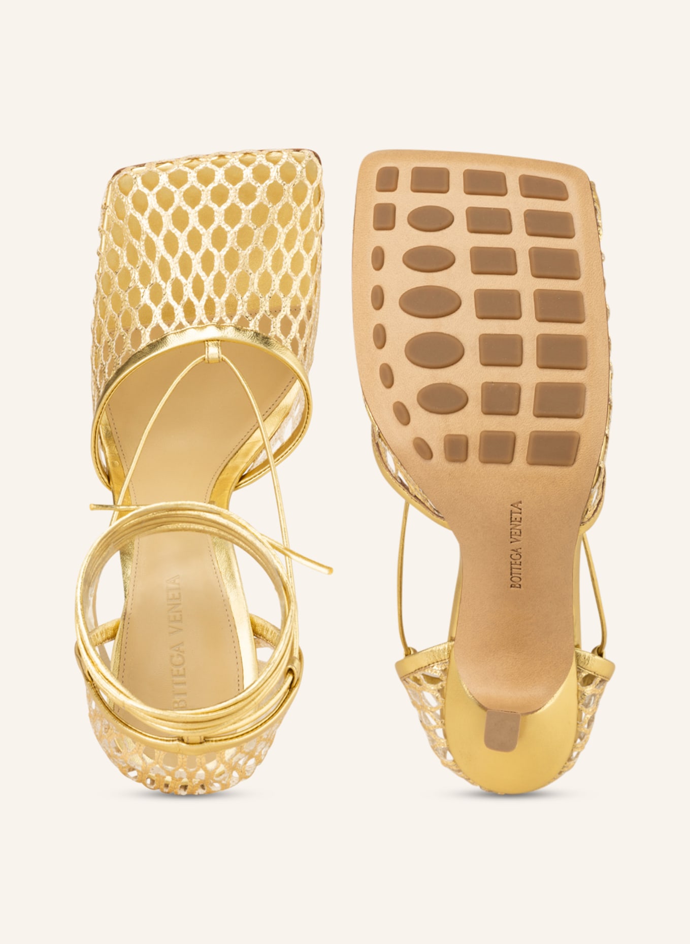 BOTTEGA VENETA Sandaletten STRETCH, Farbe: GOLD (Bild 5)