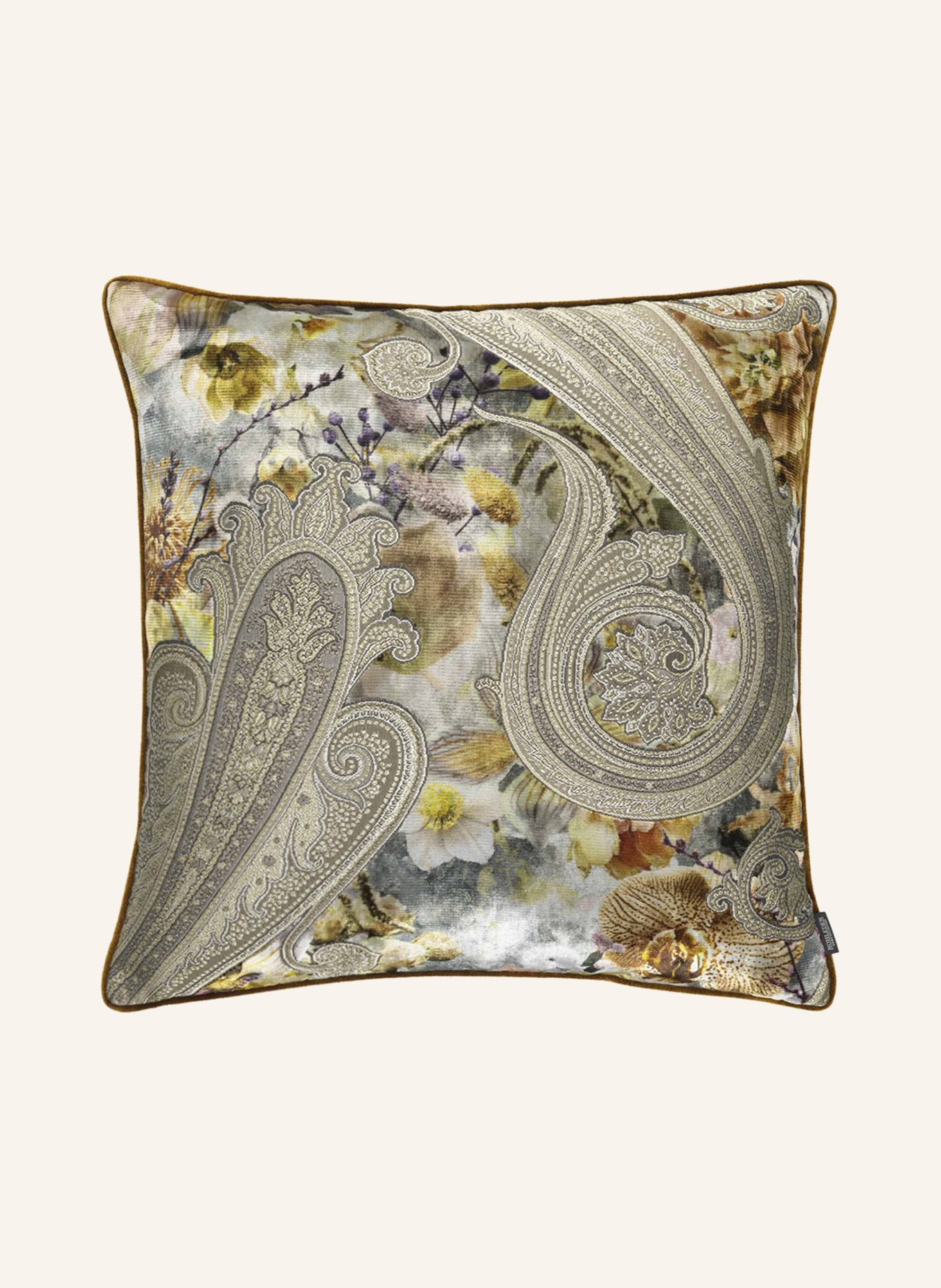 ROHLEDER Decorative cushion BOUDOIR , Color: GRAY/ BROWN/ WHITE (Image 1)