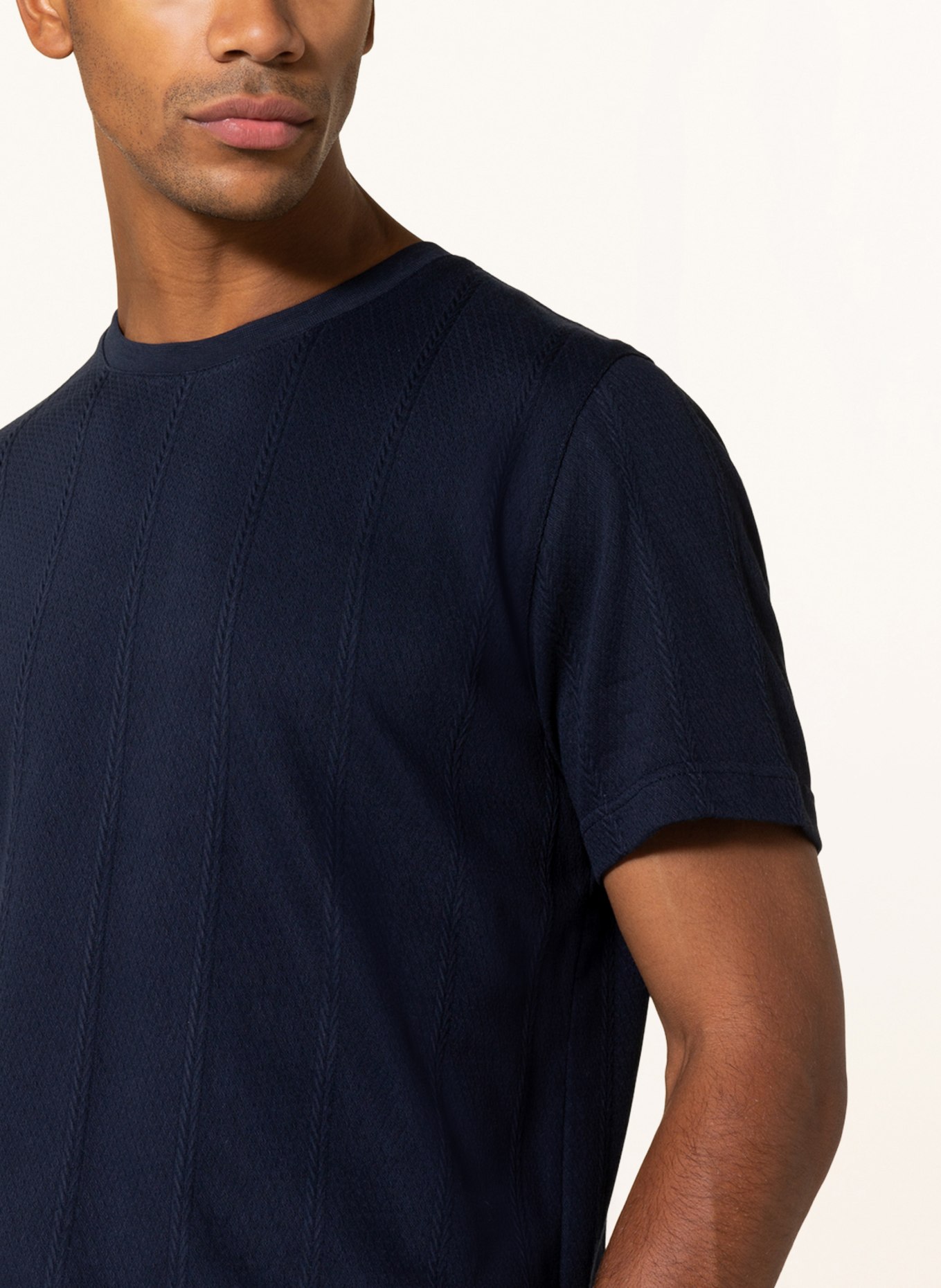 TED BAKER Knit shirt RAASAY, Color: DARK BLUE (Image 4)