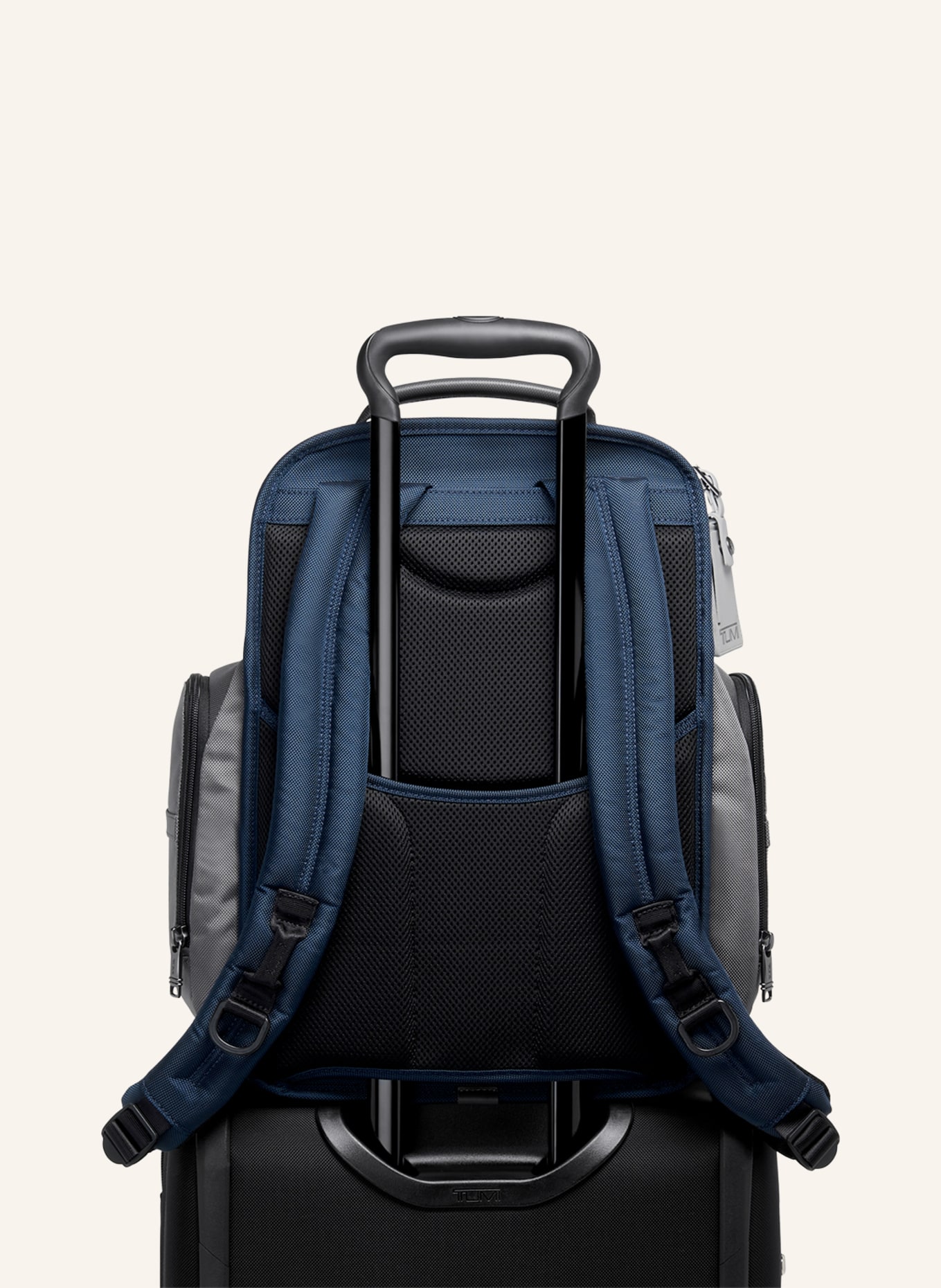 TUMI ALPHA 3 backpack , Color: DARK BLUE/ GRAY (Image 2)