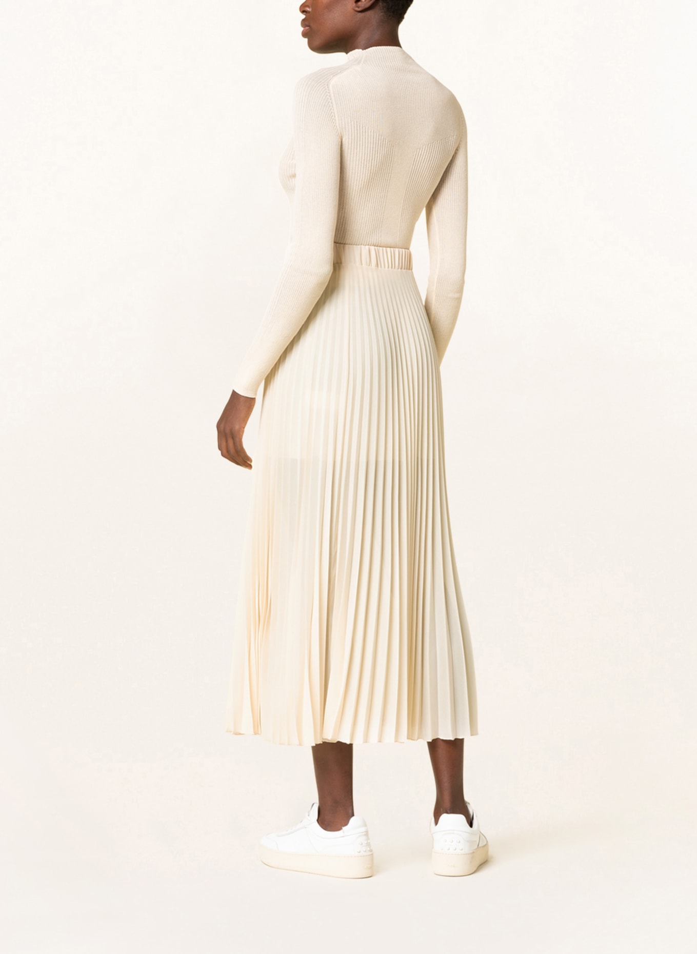 PATRIZIA PEPE Pleated skirt, Color: BEIGE (Image 3)