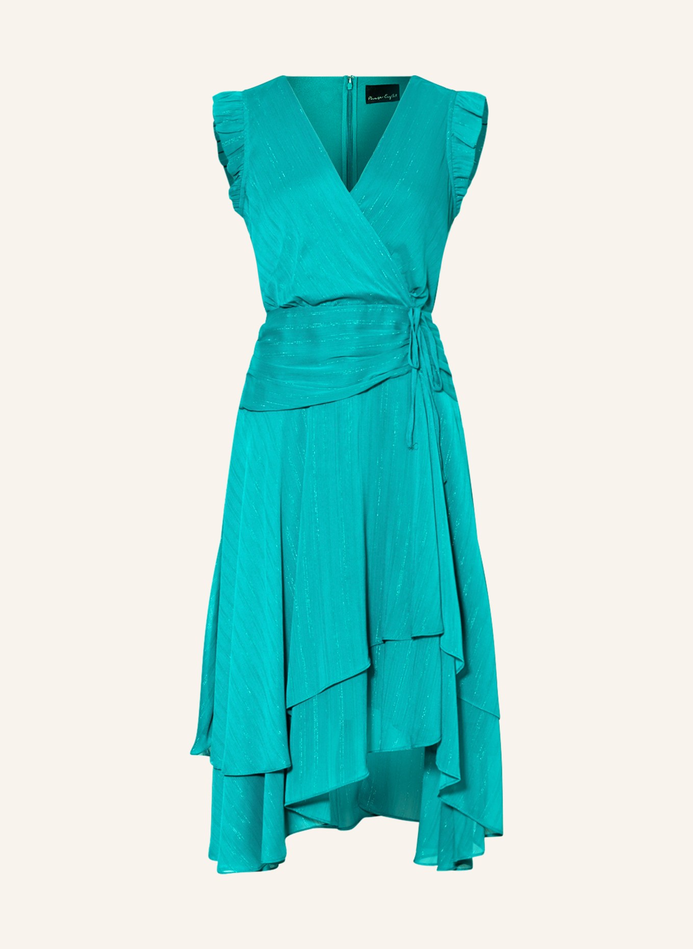 Phase Eight Kleid CRESSINDA mit Glitzergarn, Farbe: PETROL (Bild 1)