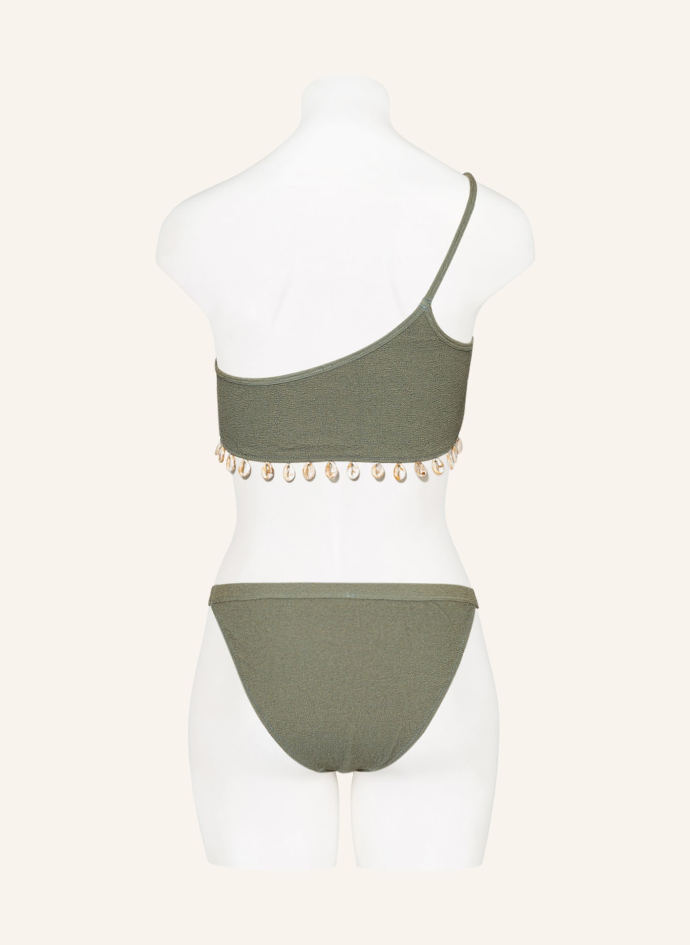 LOVE Stories One-shoulder bikini top BORA BORA, Color: LIGHT GREEN (Image 3)