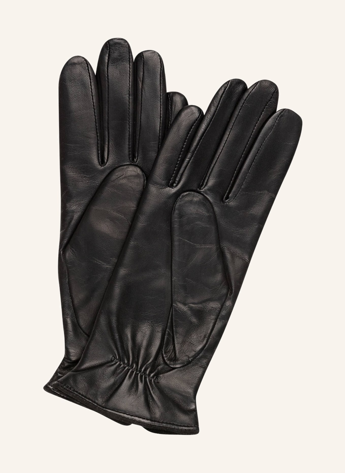 ROECKL Leather gloves ANTWERPEN, Color: BLACK (Image 1)