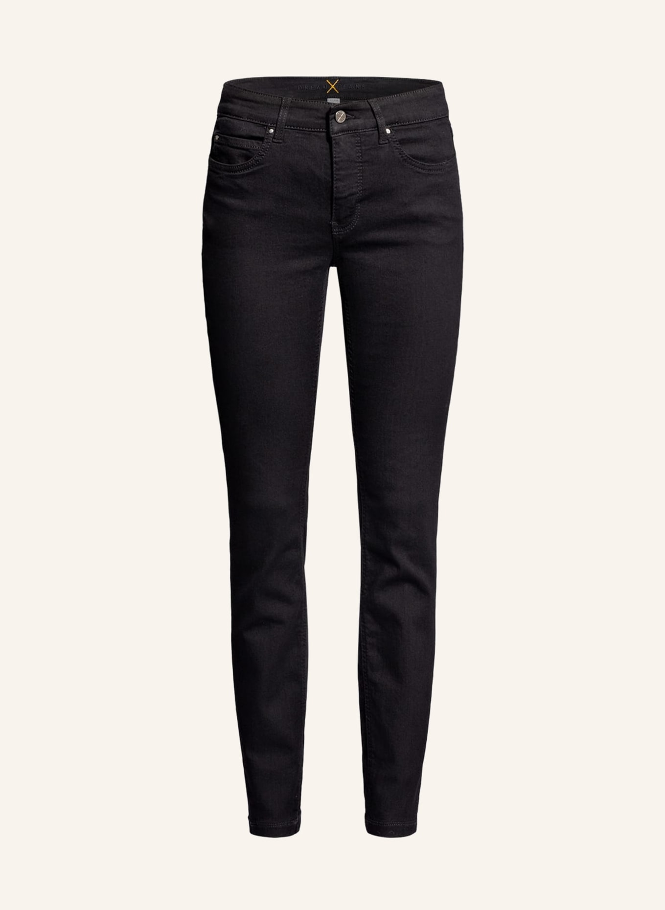 MAC Skinny Jeans DREAM, Farbe: D999 BLACK-BLACK (Bild 1)