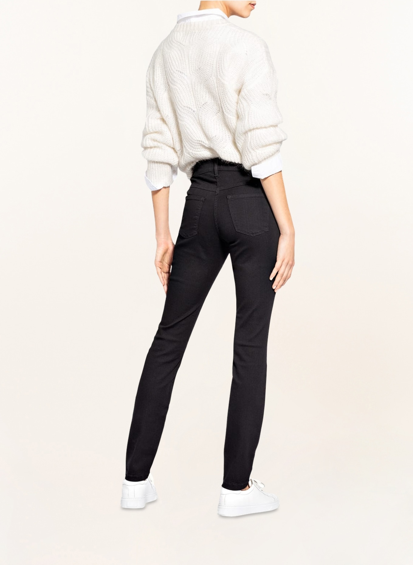MAC Skinny Jeans DREAM, Farbe: D999 BLACK-BLACK (Bild 3)