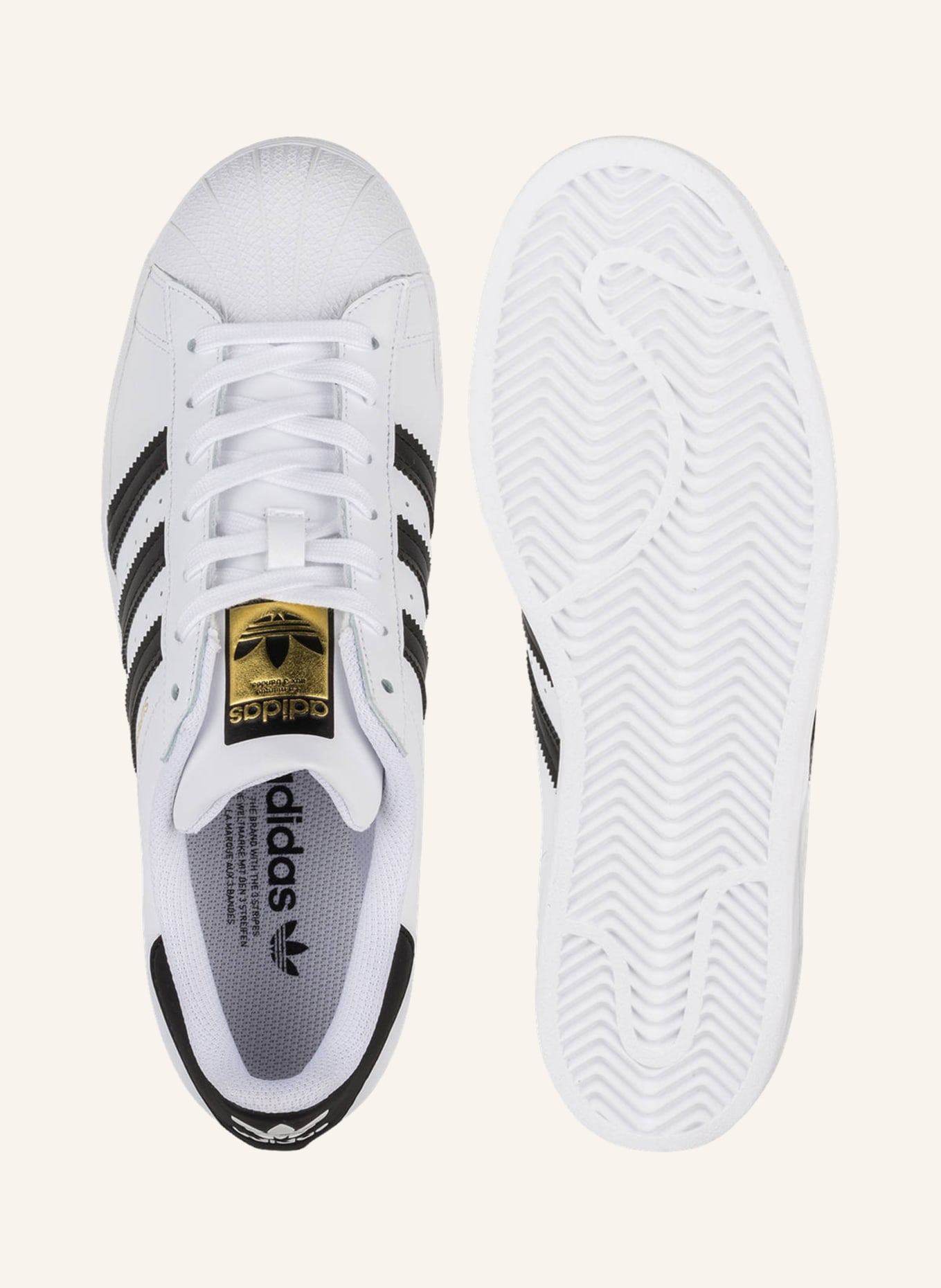 adidas Originals Sneaker SUPERSTAR, Farbe: WEISS/ SCHWARZ (Bild 5)